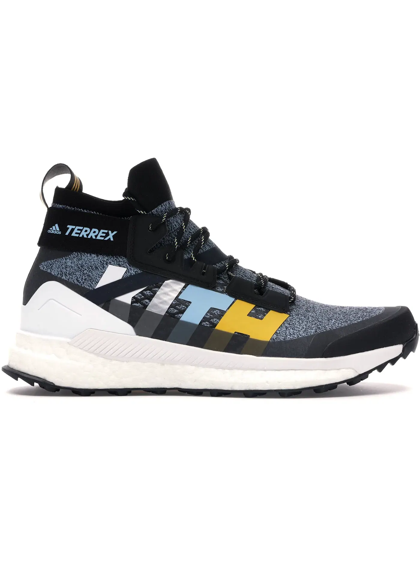 Мужские кроссовки для активного отдыха Adidas Terrex Free Hiker Kith — изображение 1 из 1, темно-синий/белый