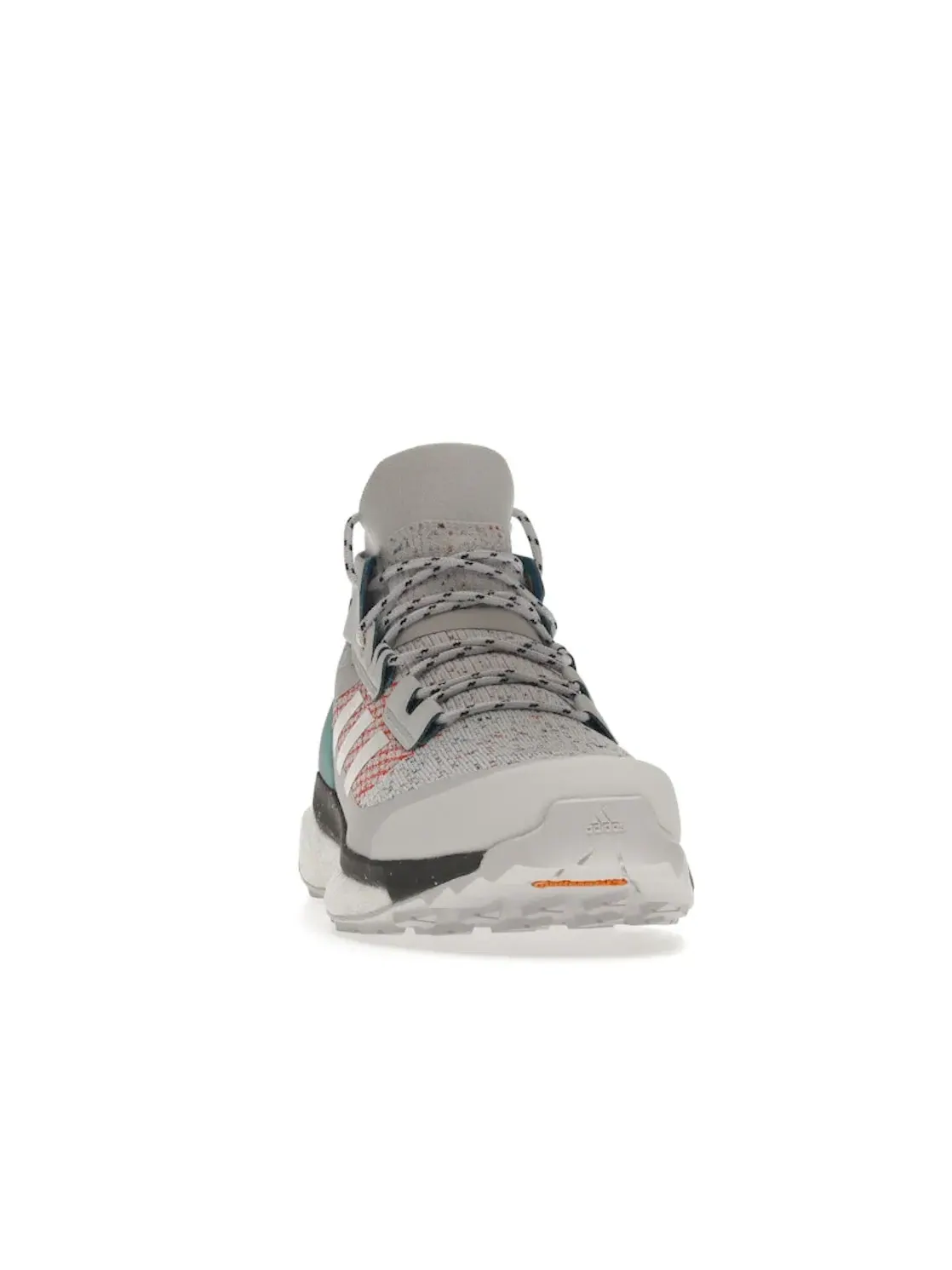 Мужские кроссовки для треккинга Adidas Terrex Free Hiker Parley — изображение 2 из 4, серый белый оранжевый
