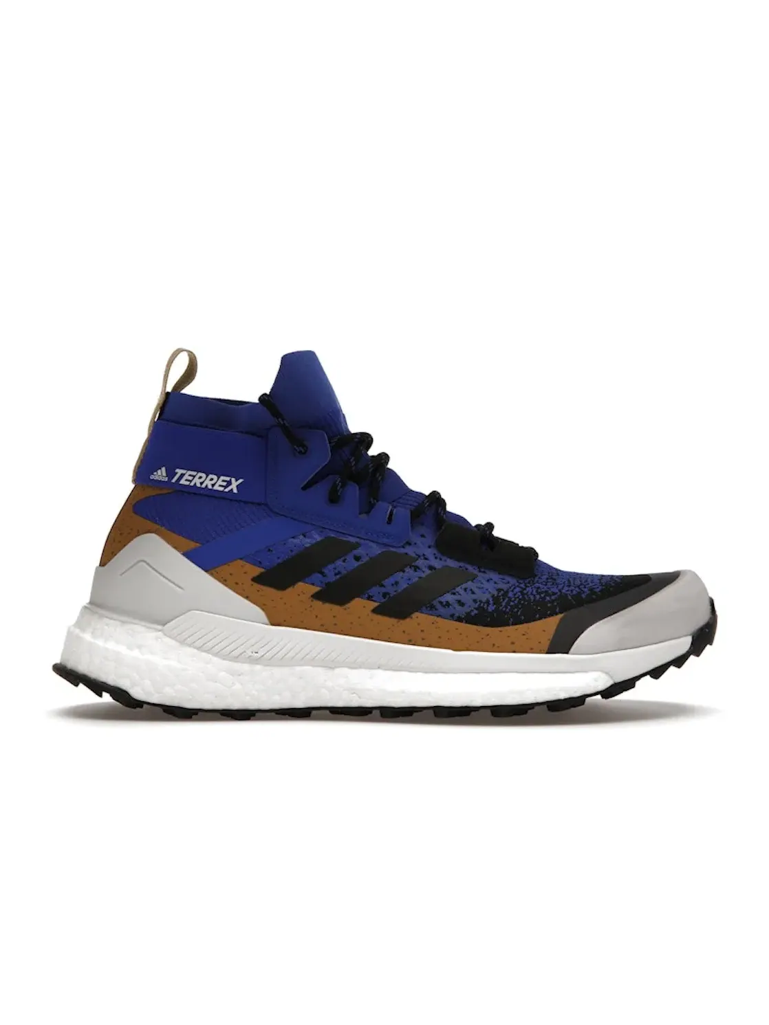 Мужские кроссовки для треккинга Terrex Free Hiker Adidas — изображение 1 из 4, черный/черный/синий