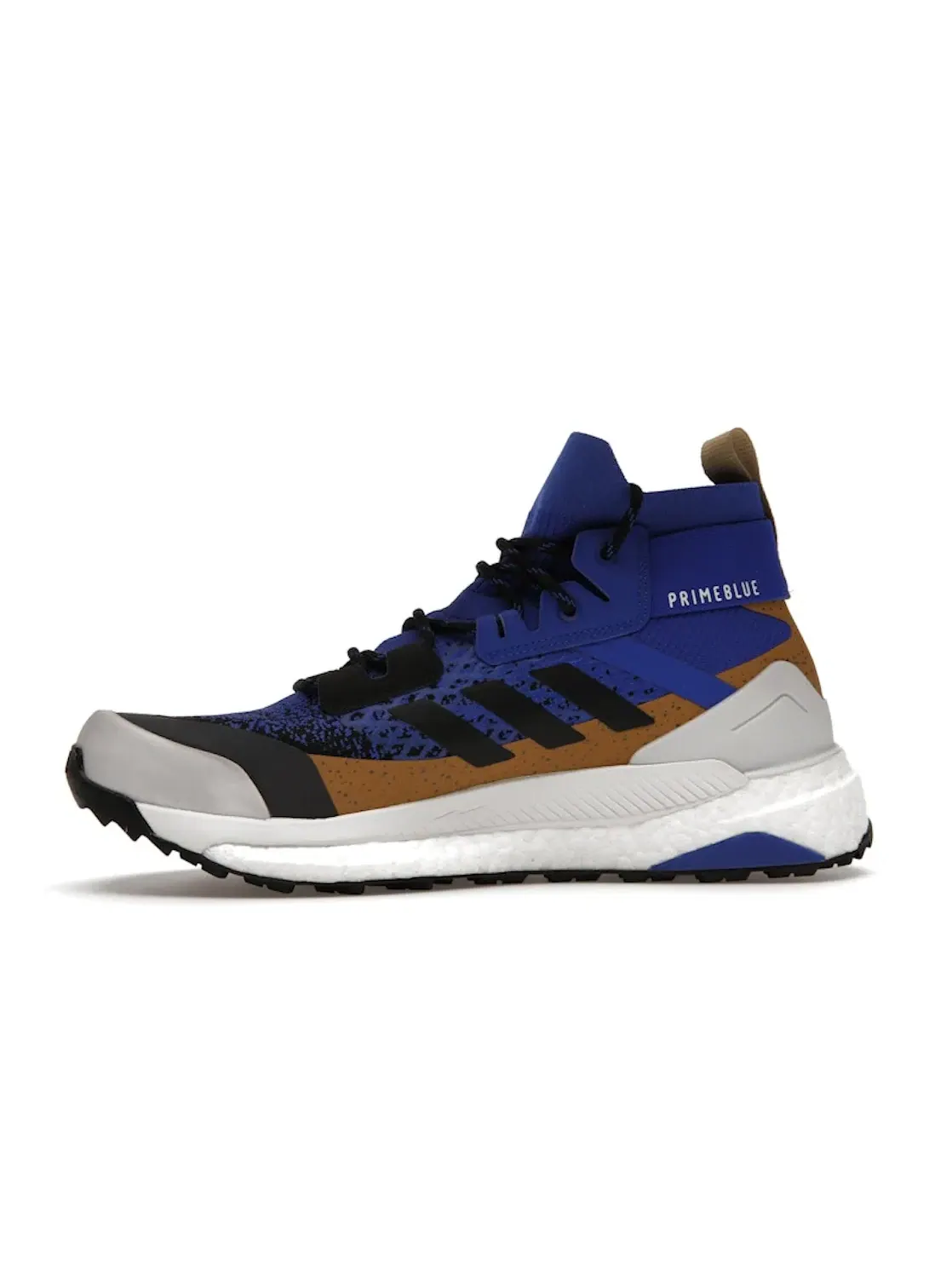Мужские кроссовки для треккинга Terrex Free Hiker Adidas — изображение 3 из 4, черный/черный/синий