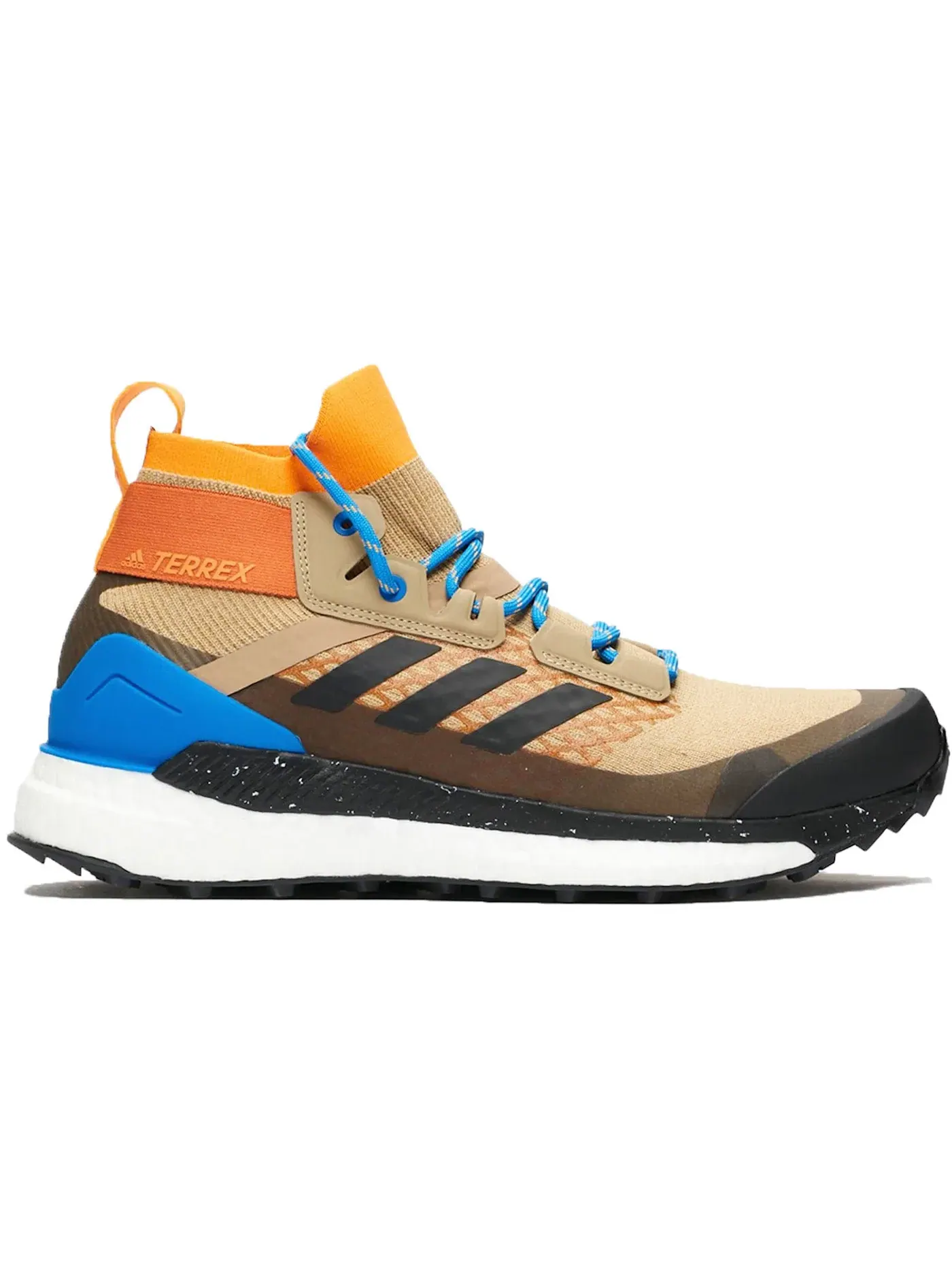 Мужские кроссовки для активного отдыха Adidas Terrex Free Hiker Primeknit — изображение 1 из 1, черный//синий