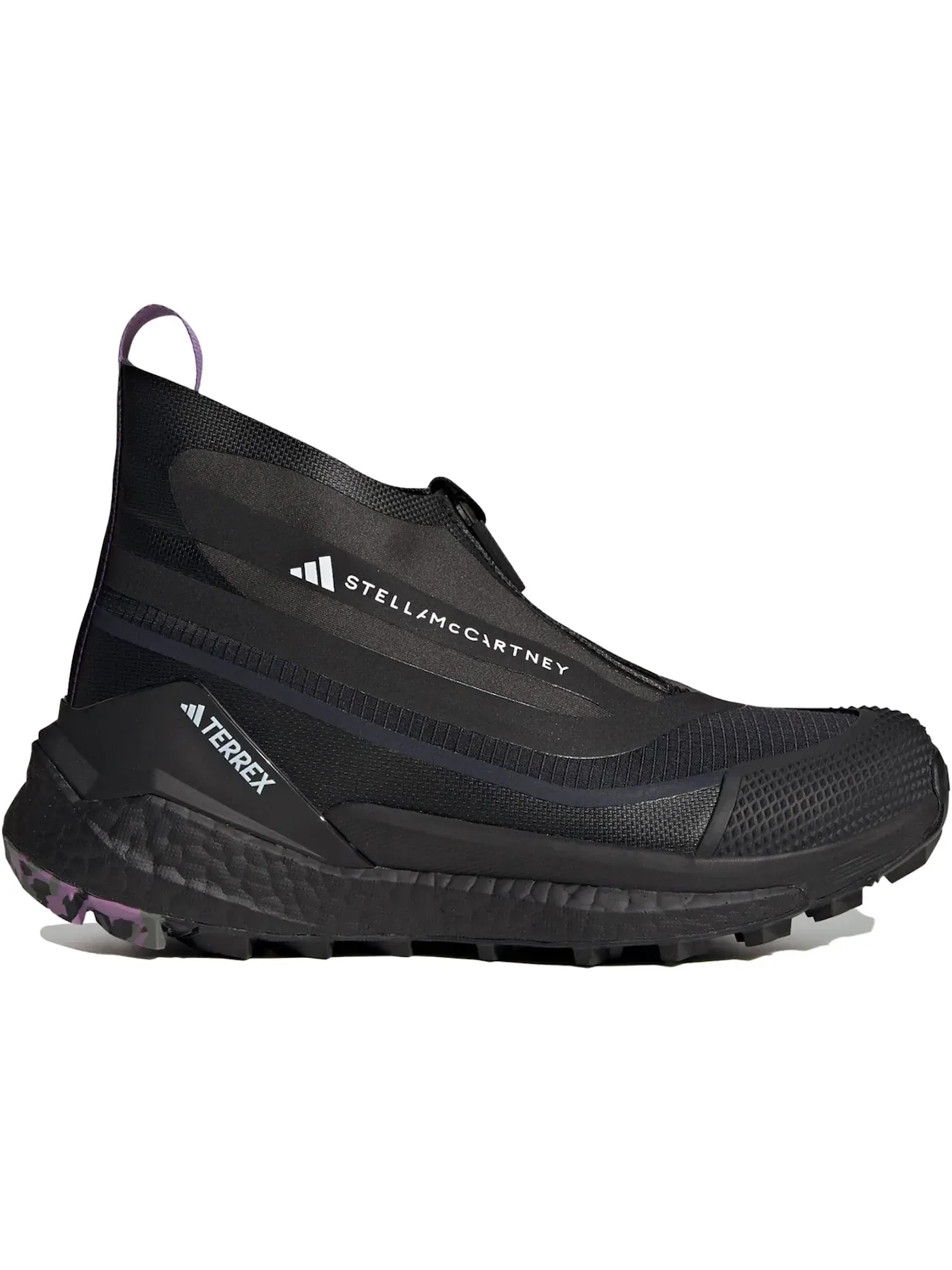 Мужские кроссовки для трейла Terrex Free Hiker Adidas — изображение 1 из 1, черный/черный/глубокий