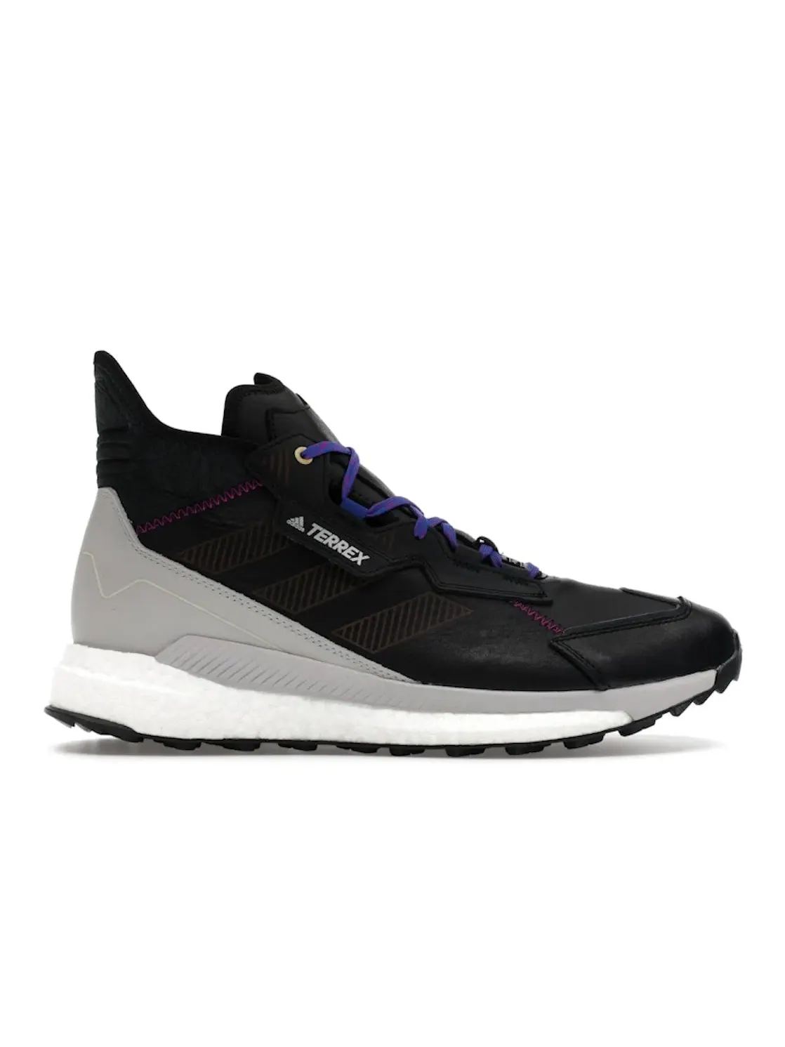 Мужские кроссовки с высоким верхом Terrex Free Mid Adidas — изображение 1 из 4, черный/черный/белый