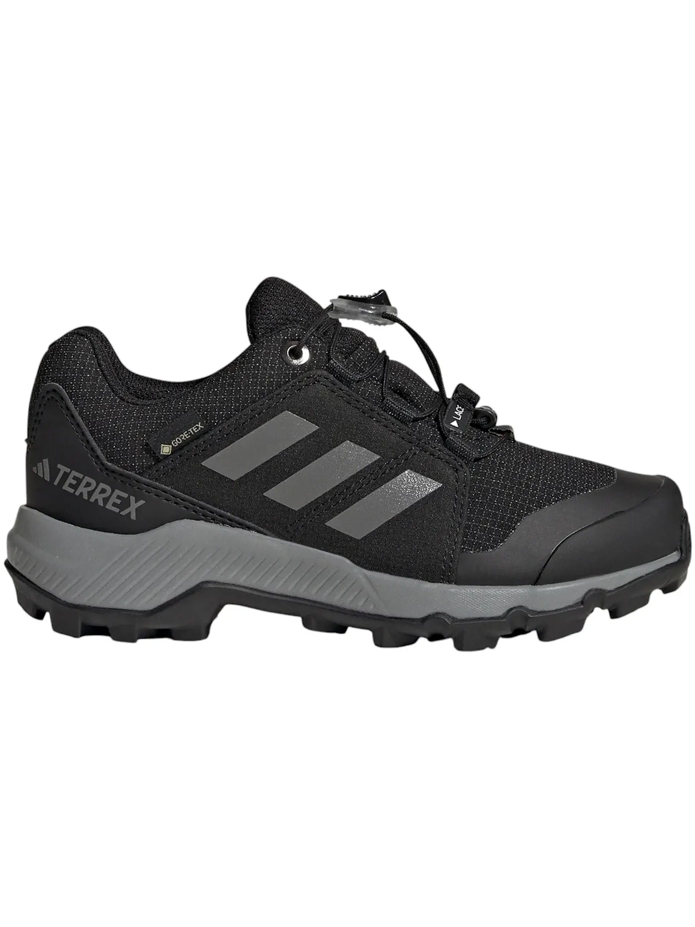Детские кроссовки для активного отдыха с мембраной Gore-Tex Adidas Terrex — изображение 1 из 1, черный/серый/черный