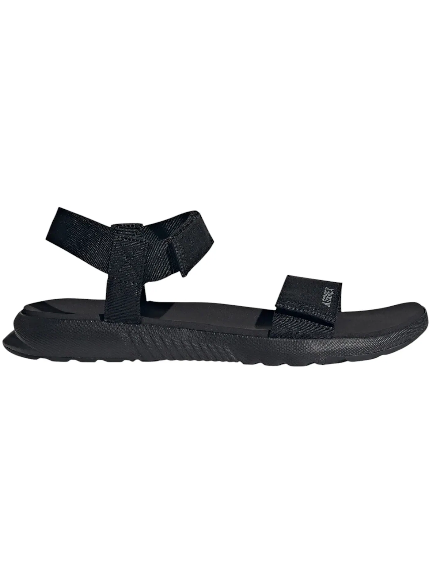 Мужские сандалии с быстросохнущим верхом Adidas Terrex Hydroterra Light — изображение 1 из 1, черный/черный/серый