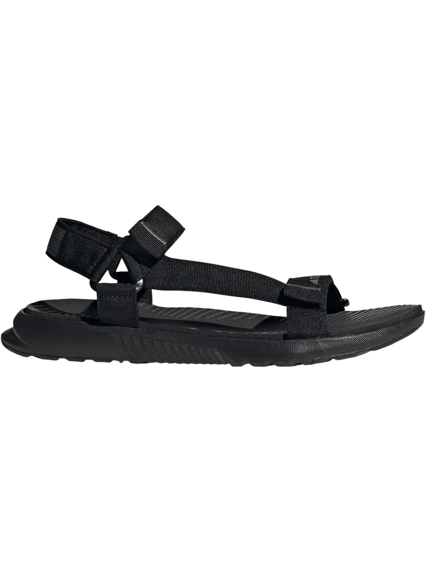Мужские сандалии с быстросохнущим верхом Adidas Terrex Hydroterra Light — изображение 1 из 1, черный/черный/серый