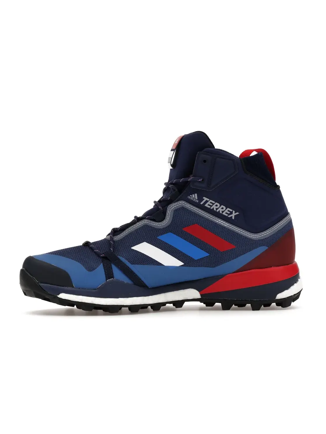 Мужские кроссовки для трейлраннинга Adidas Terrex Skychaser LT Mid — изображение 3 из 4, синий/белый/красный