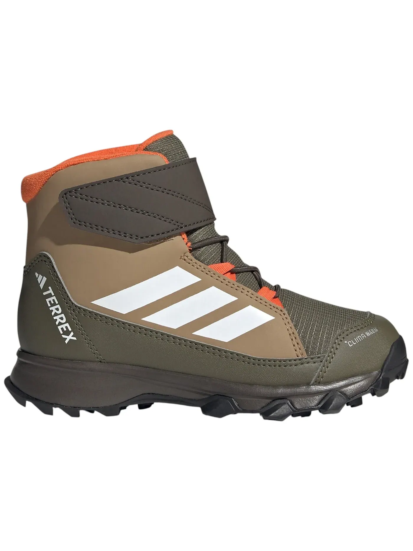 Детские кроссовки утепленные Terrex Snow CF Climawarm Winter Adidas — изображение 1 из 1, белый/оранжевый