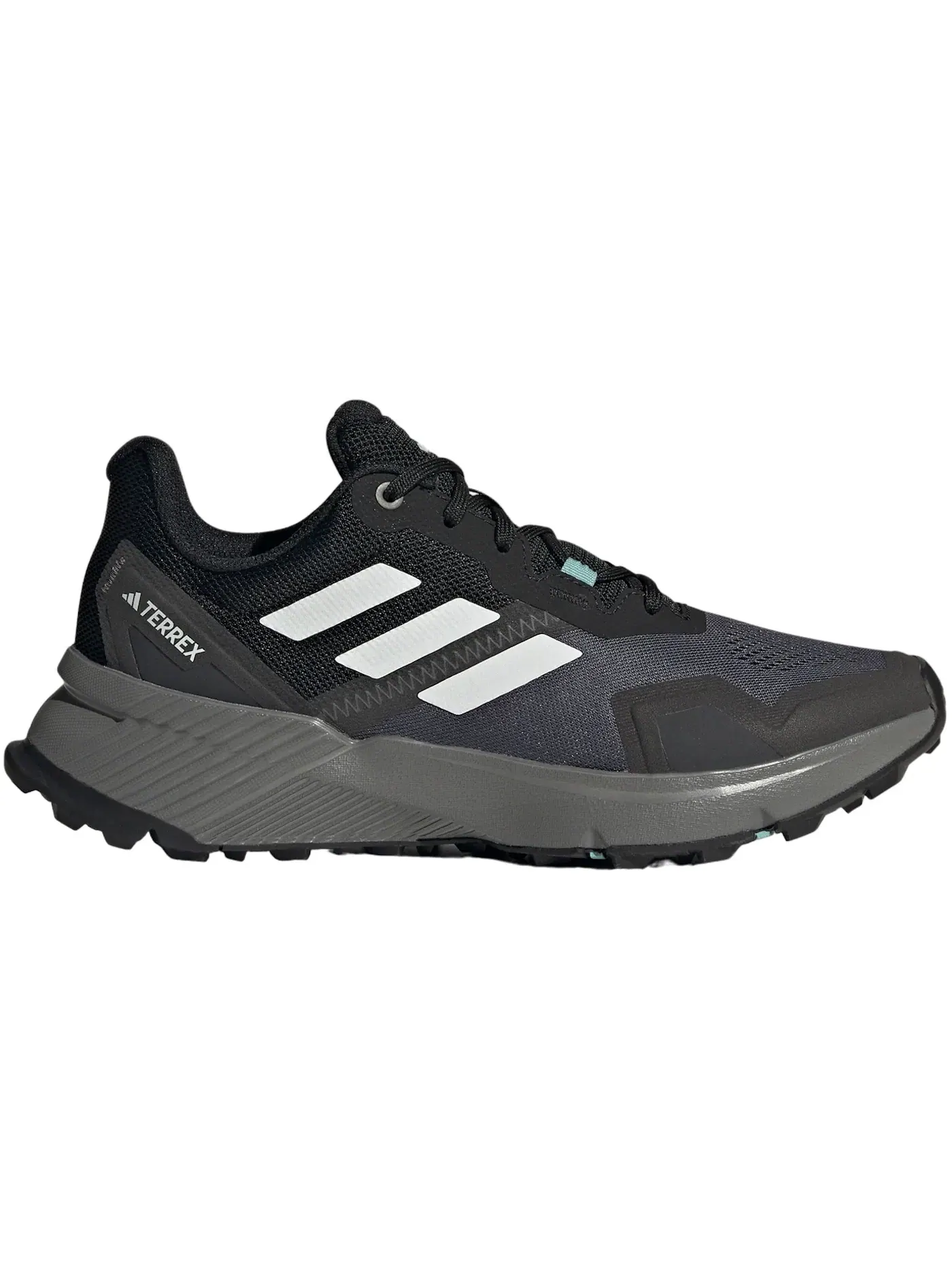 Женские кроссовки для бега по бездорожью Terrex Soulstride Adidas — изображение 1 из 1, черный белый серый