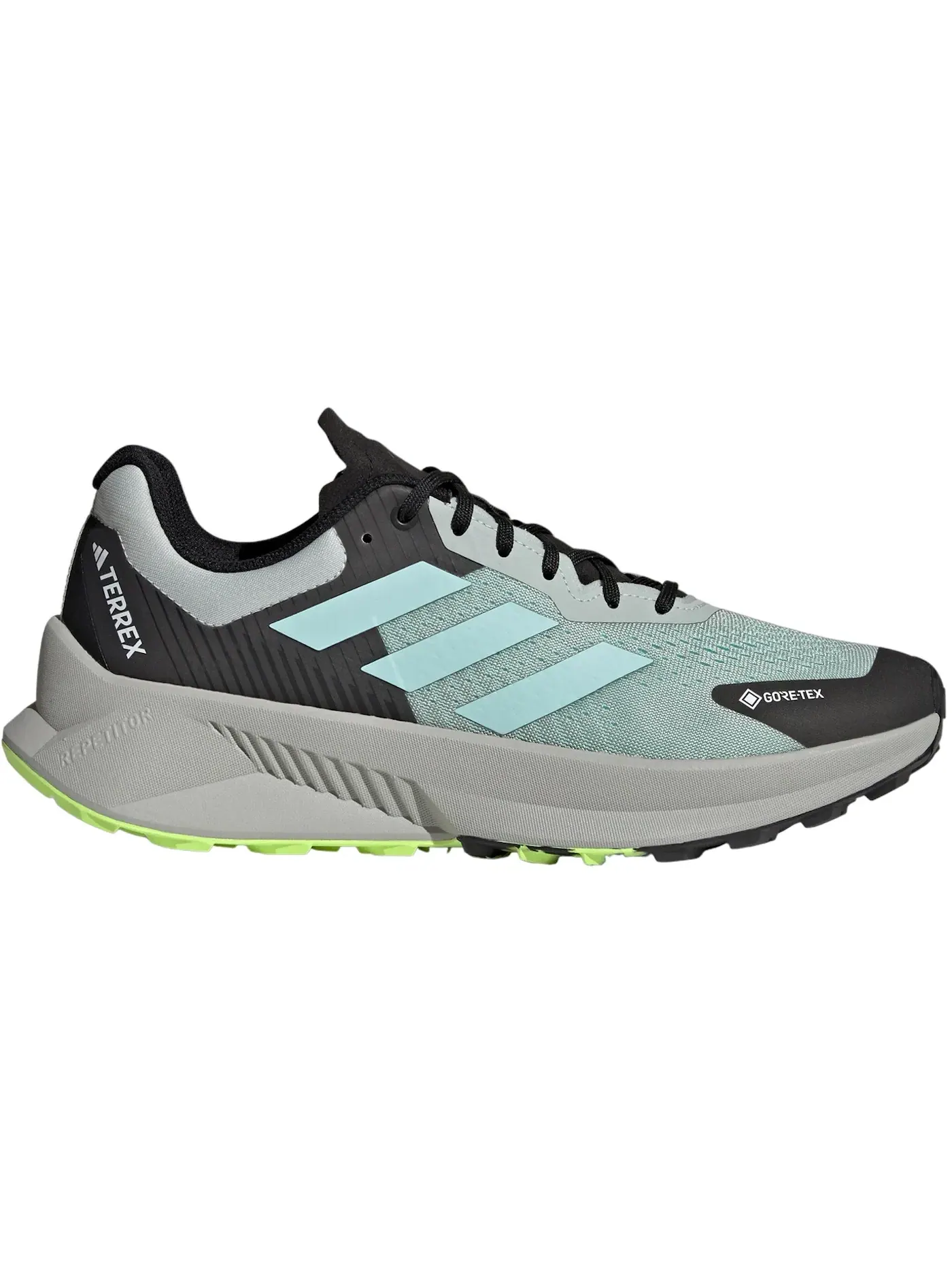Мужские кроссовки для трейла Adidas Terrex Soulstride Flow Gore-Tex — изображение 1 из 1, серебристый голубой