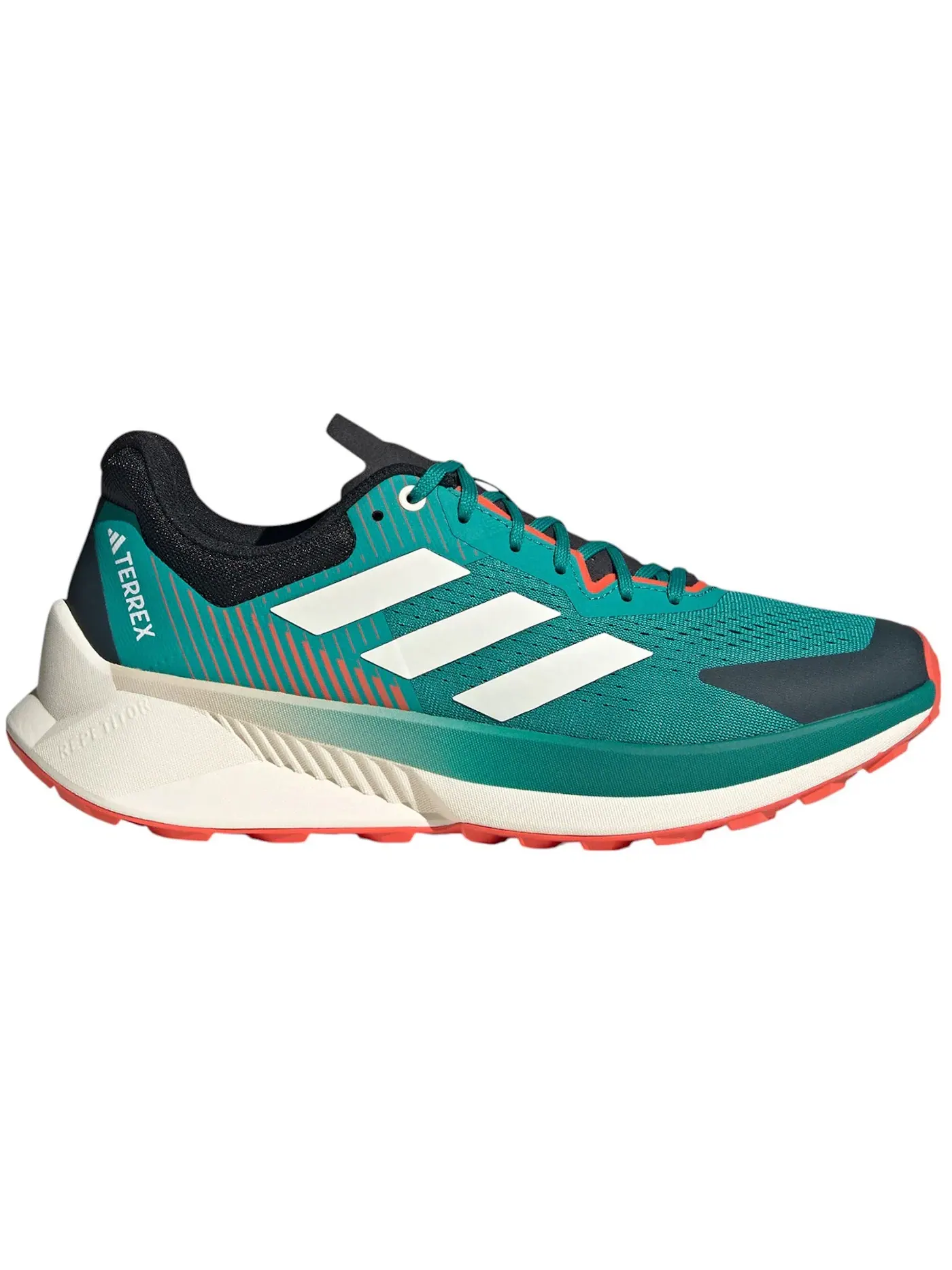 Мужские кроссовки для трейла Terrex Soulstride Flow Trail Adidas — изображение 1 из 1, белый оранжевый