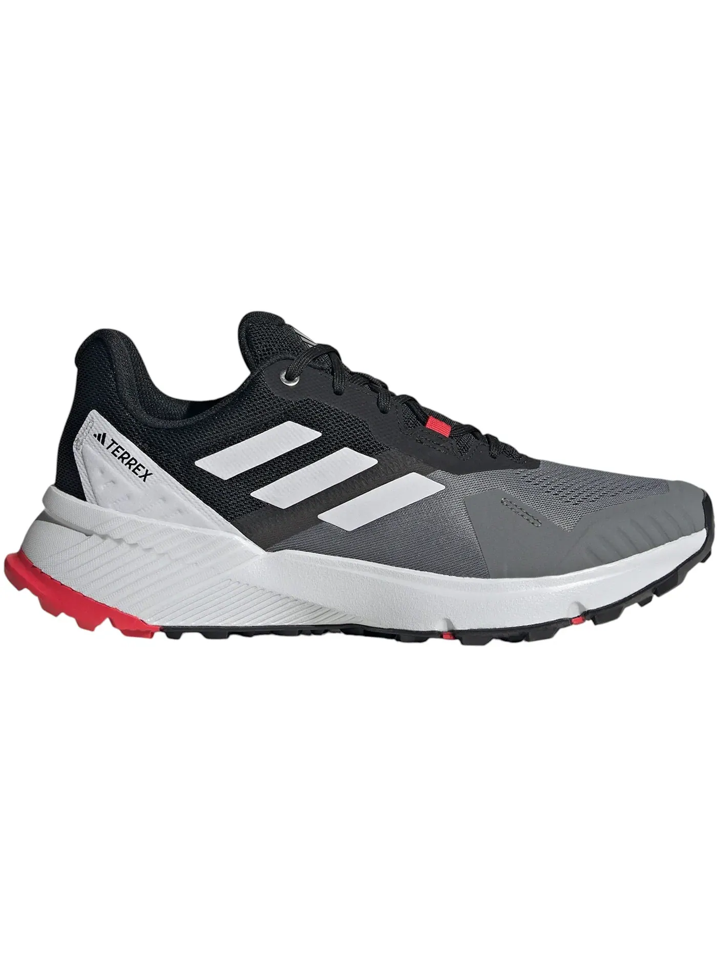 Мужские кроссовки для бега по пересеченной местности Adidas Terrex Soulstride Trail — изображение 1 из 1, серый/серый