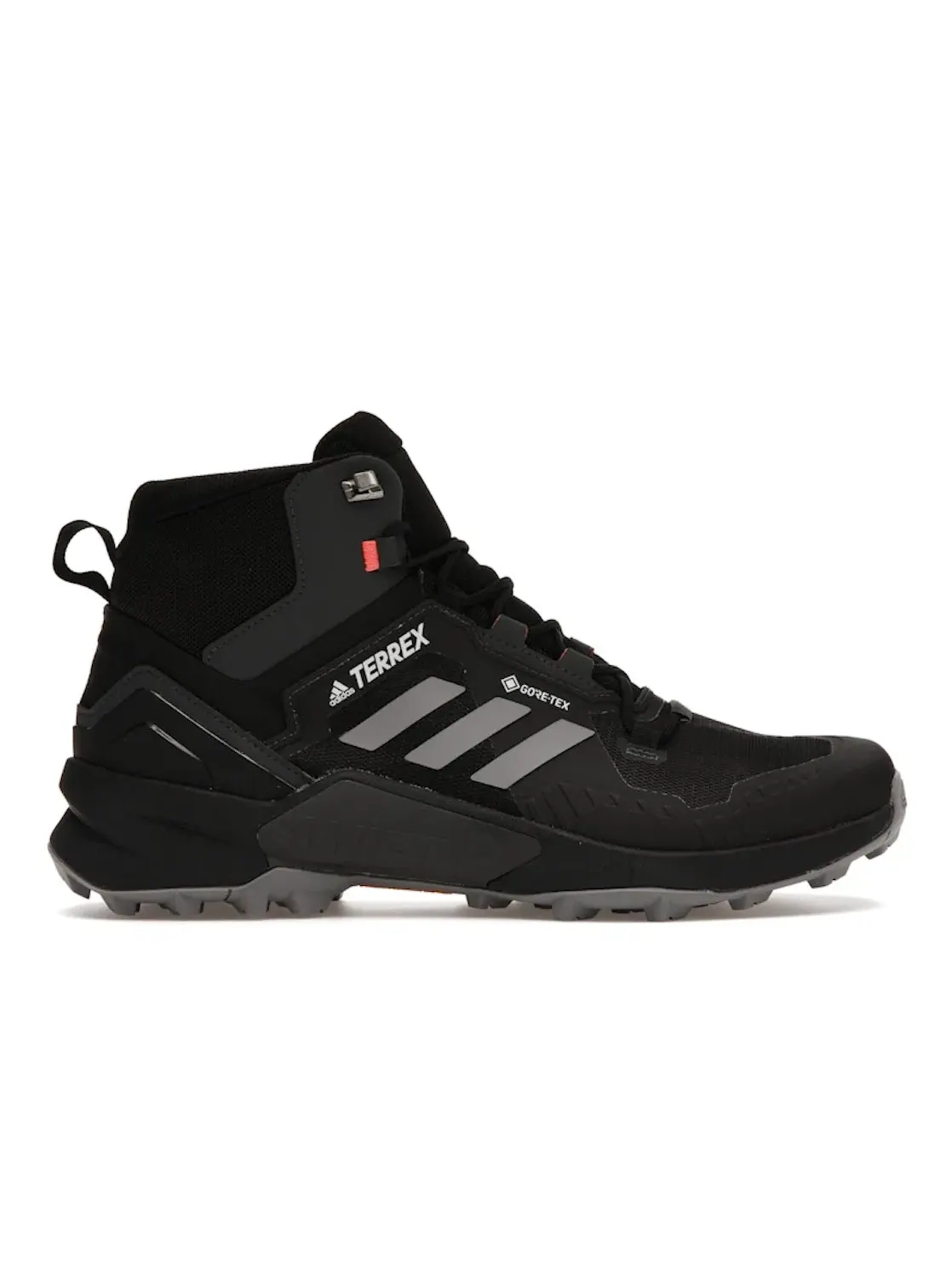 Мужские кроссовки для бега с высоким берцем Terrex Swift R3 Mid GTX Adidas — изображение 1 из 4, черный/серый/красный