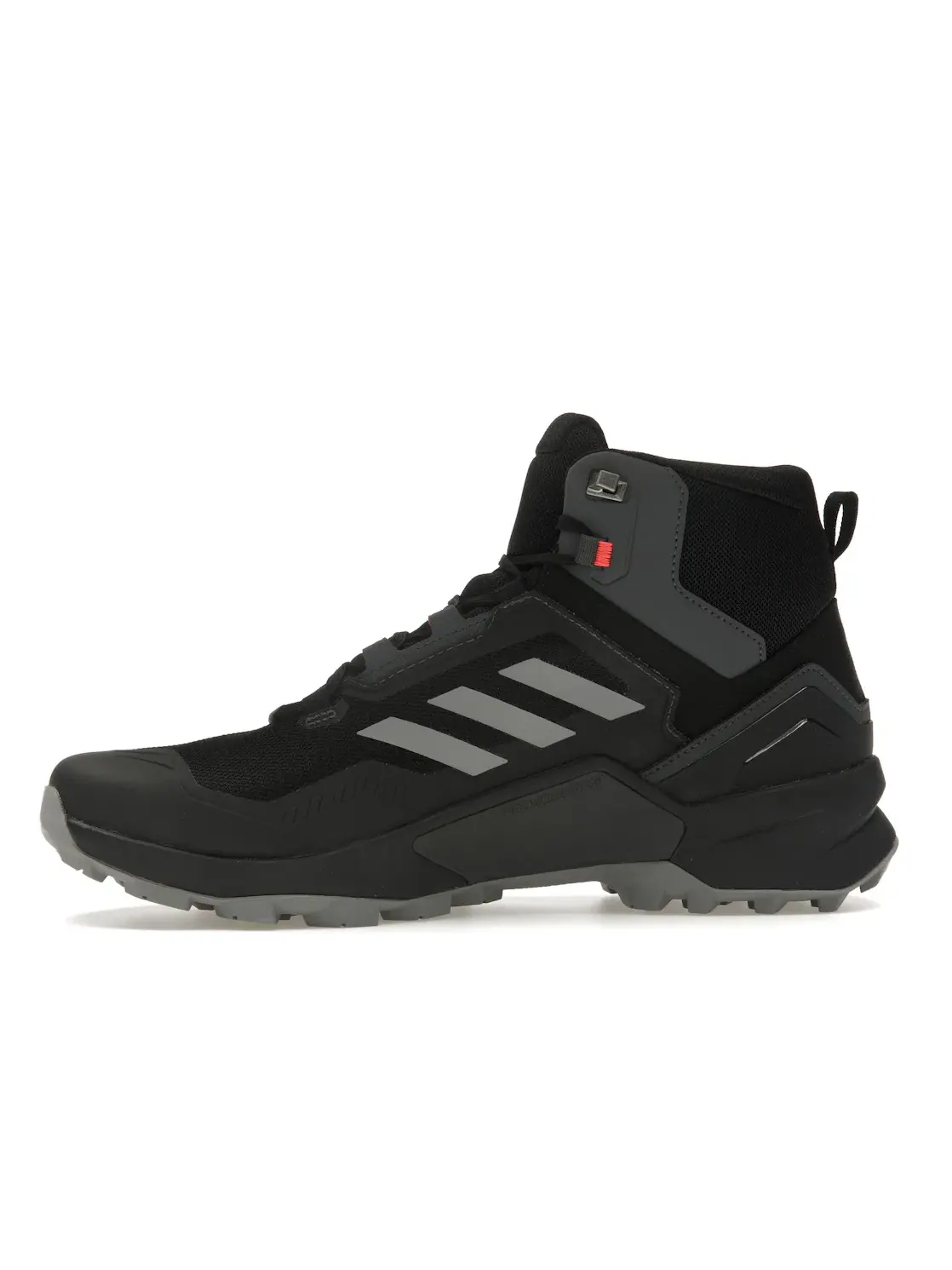 Мужские кроссовки для бега Terrex Swift R3 Mid GTX Adidas — изображение 3 из 4, черный/серый/красный