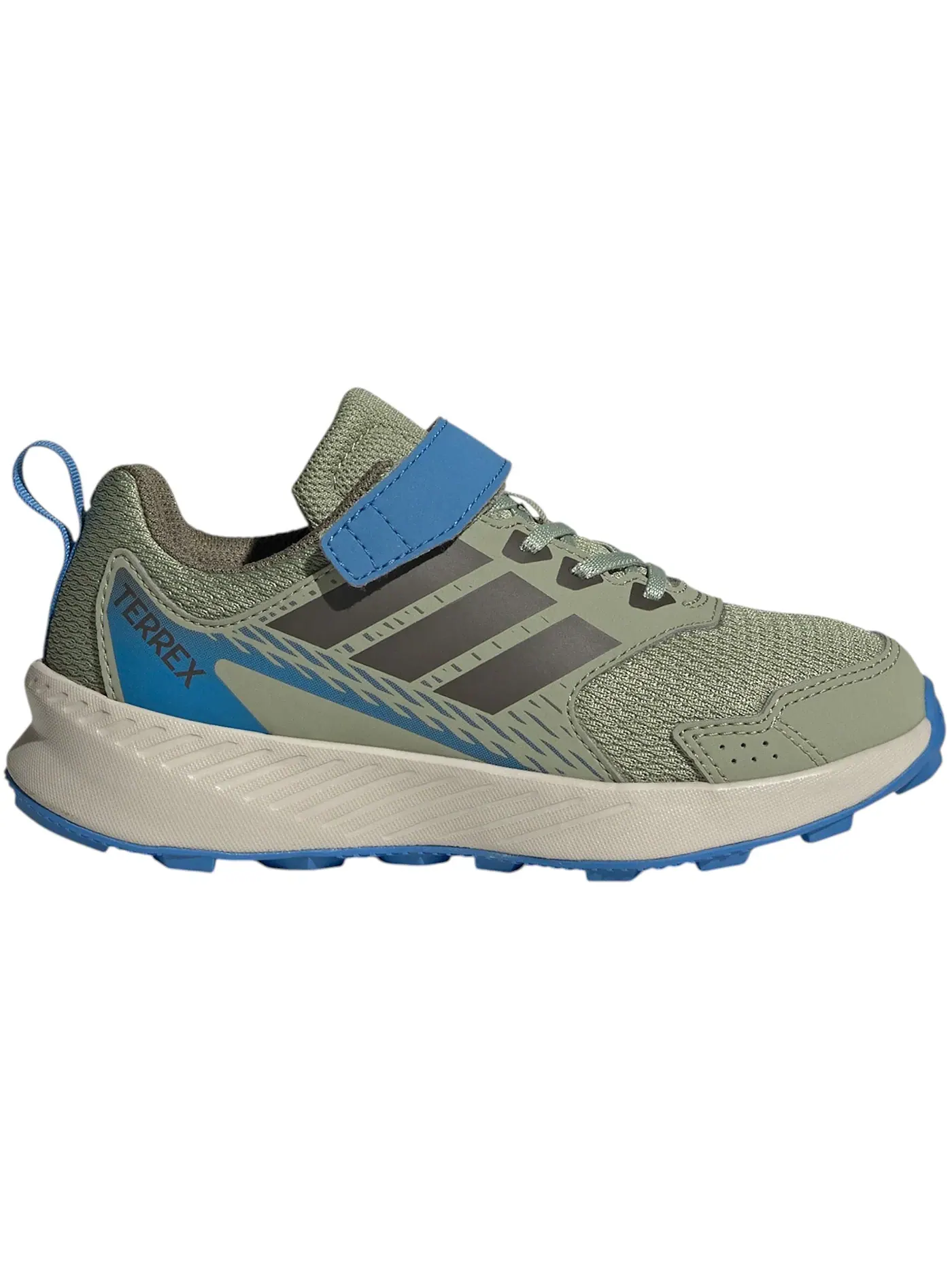 Детские кроссовки для активного отдыха Adidas Terrex Tracefinder CF — изображение 1 из 1, зеленый оливковый синий