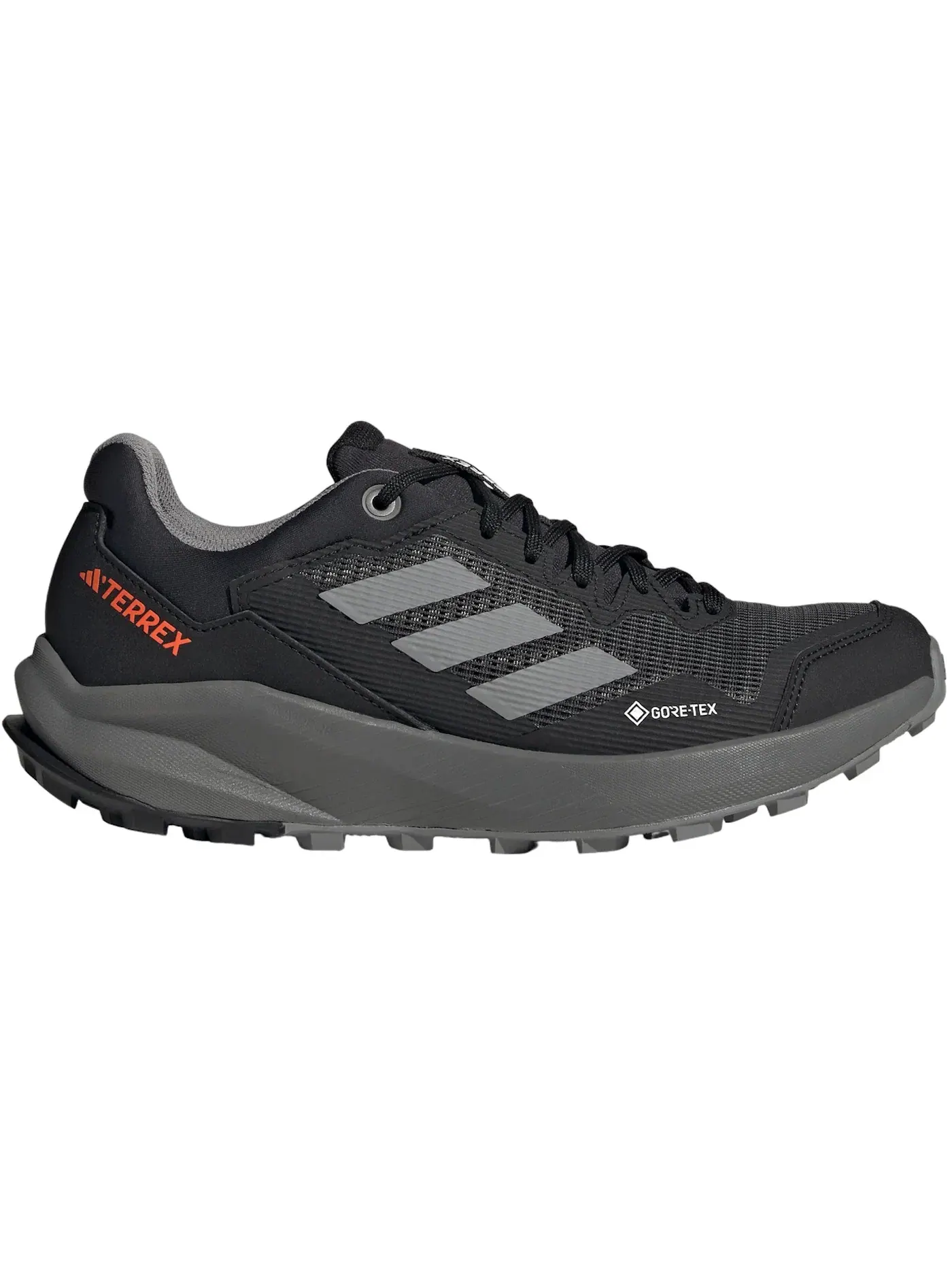 Женские кроссовки для трейла с мембраной Gore-Tex Adidas Terrex Trail Rider — изображение 1 из 1, черный/серый/серый