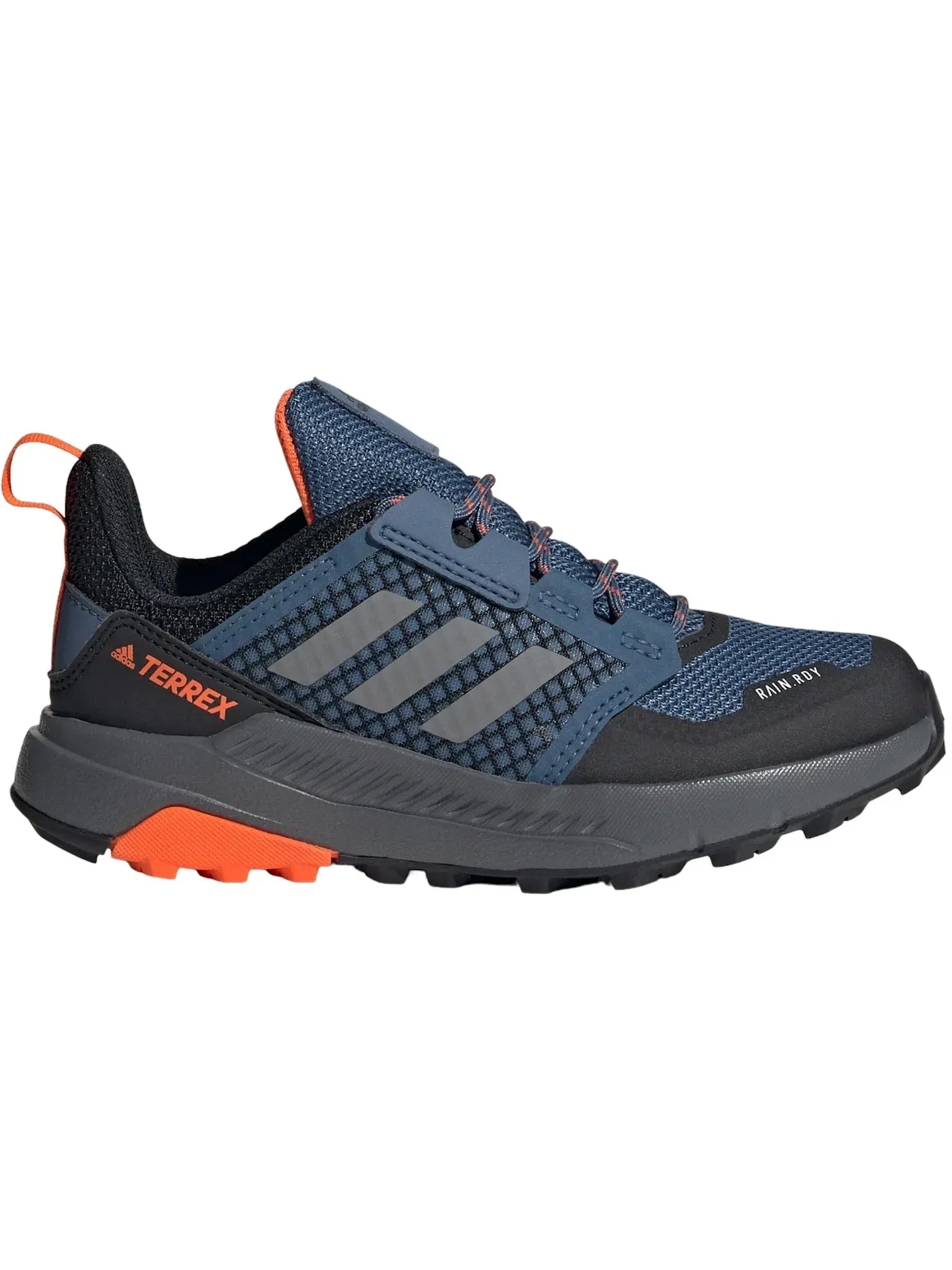 Детские кроссовки для мальчиков водонепроницаемые Adidas Terrex Trailmaker Rain.RDY — изображение 1 из 1, серый оранжевый