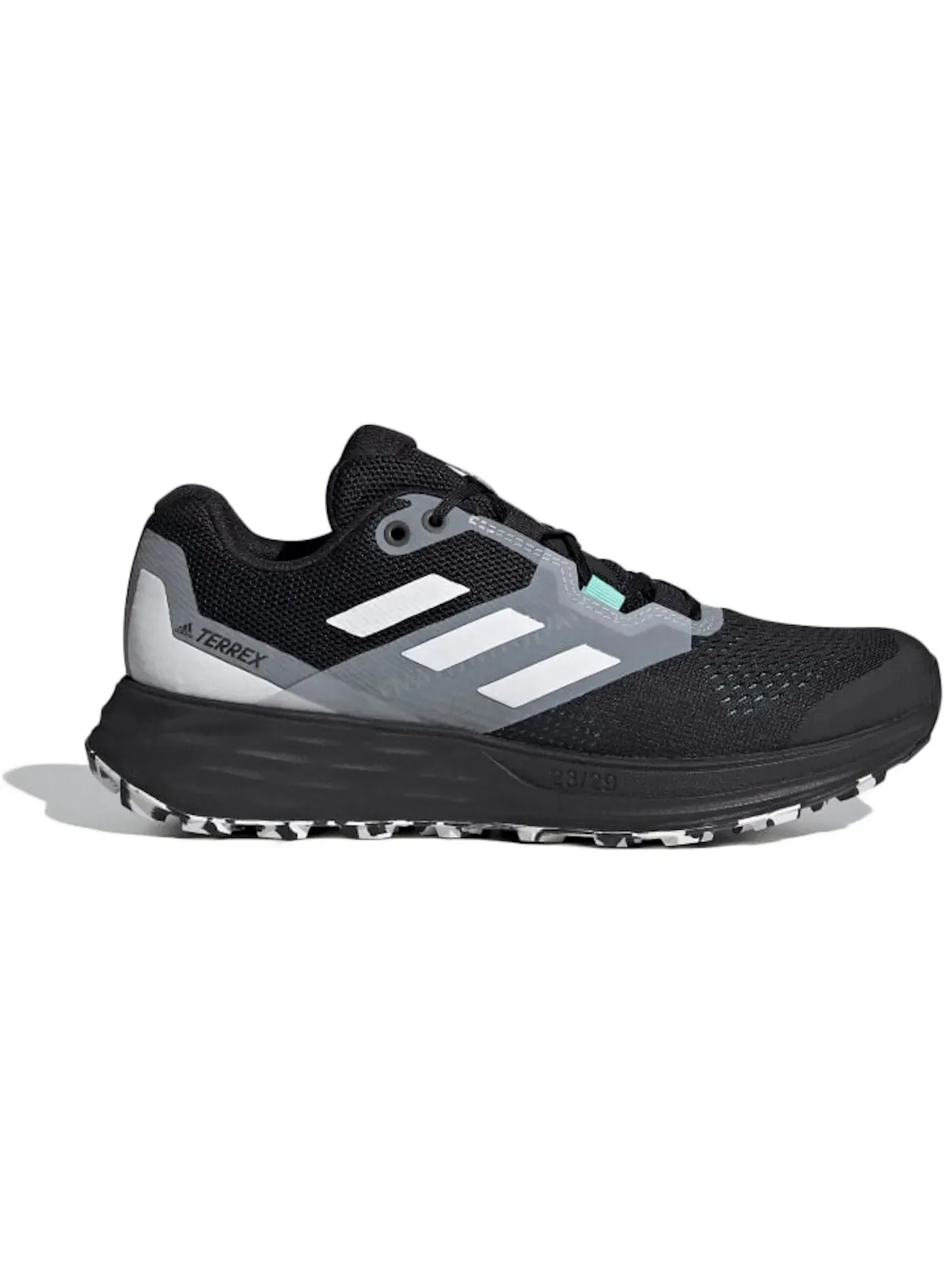 Женские кроссовки для трейла Terrex Two Flow Trail Adidas — изображение 1 из 1, черный/белый/прозрачный