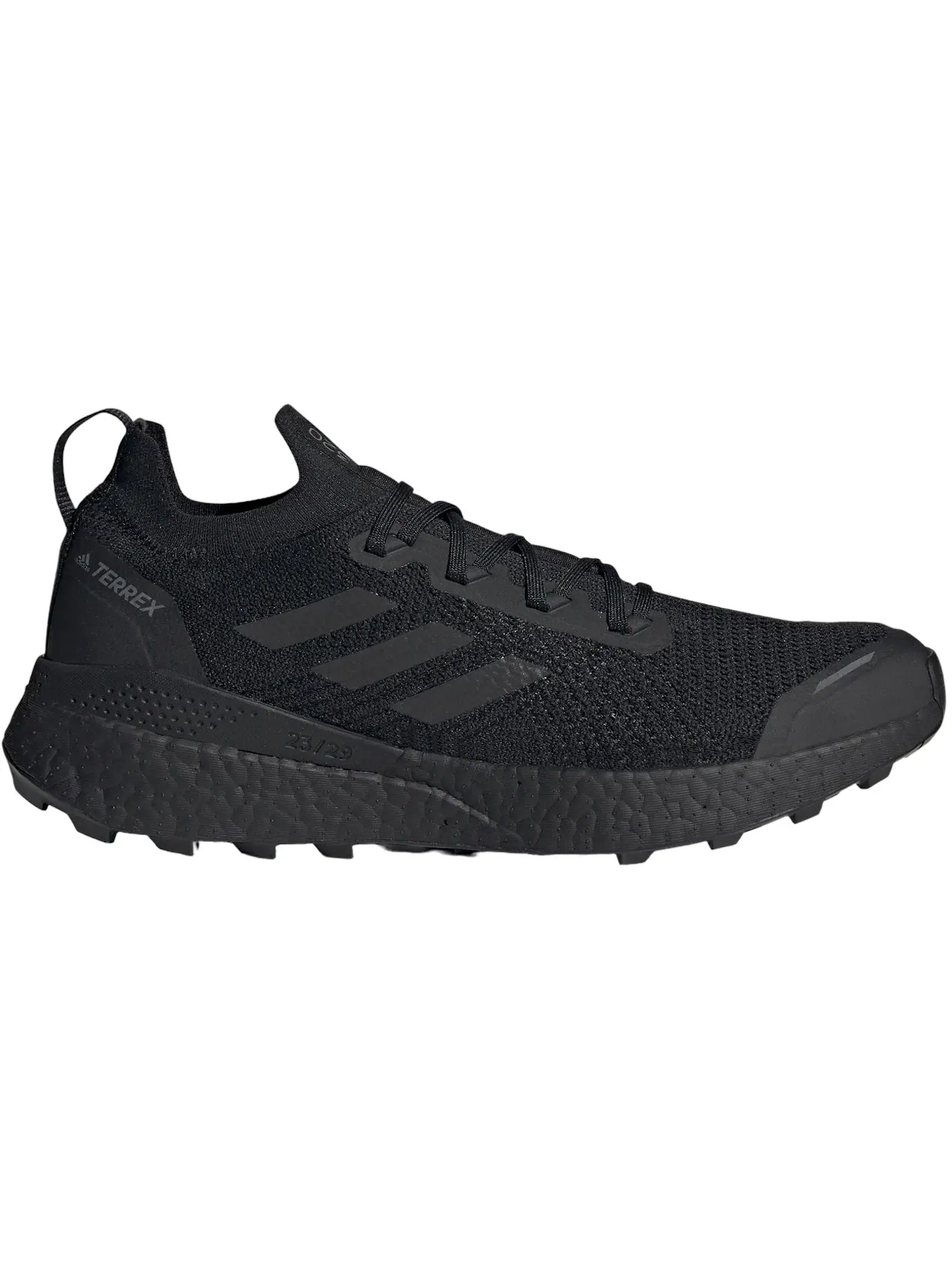 Мужские кроссовки для трейлраннинга Adidas Terrex Two Ultra Trail — изображение 1 из 1, черный/черный/серый