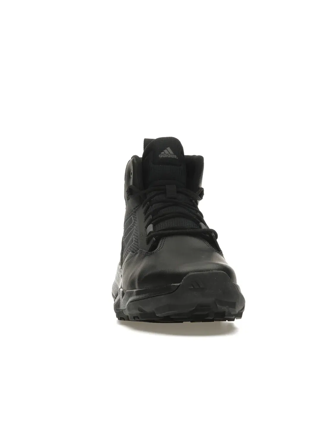 Мужские кроссовки для бега Terrex Unity Leather Mid Rain.RDY Adidas — изображение 2 из 4, черный/серый/серый