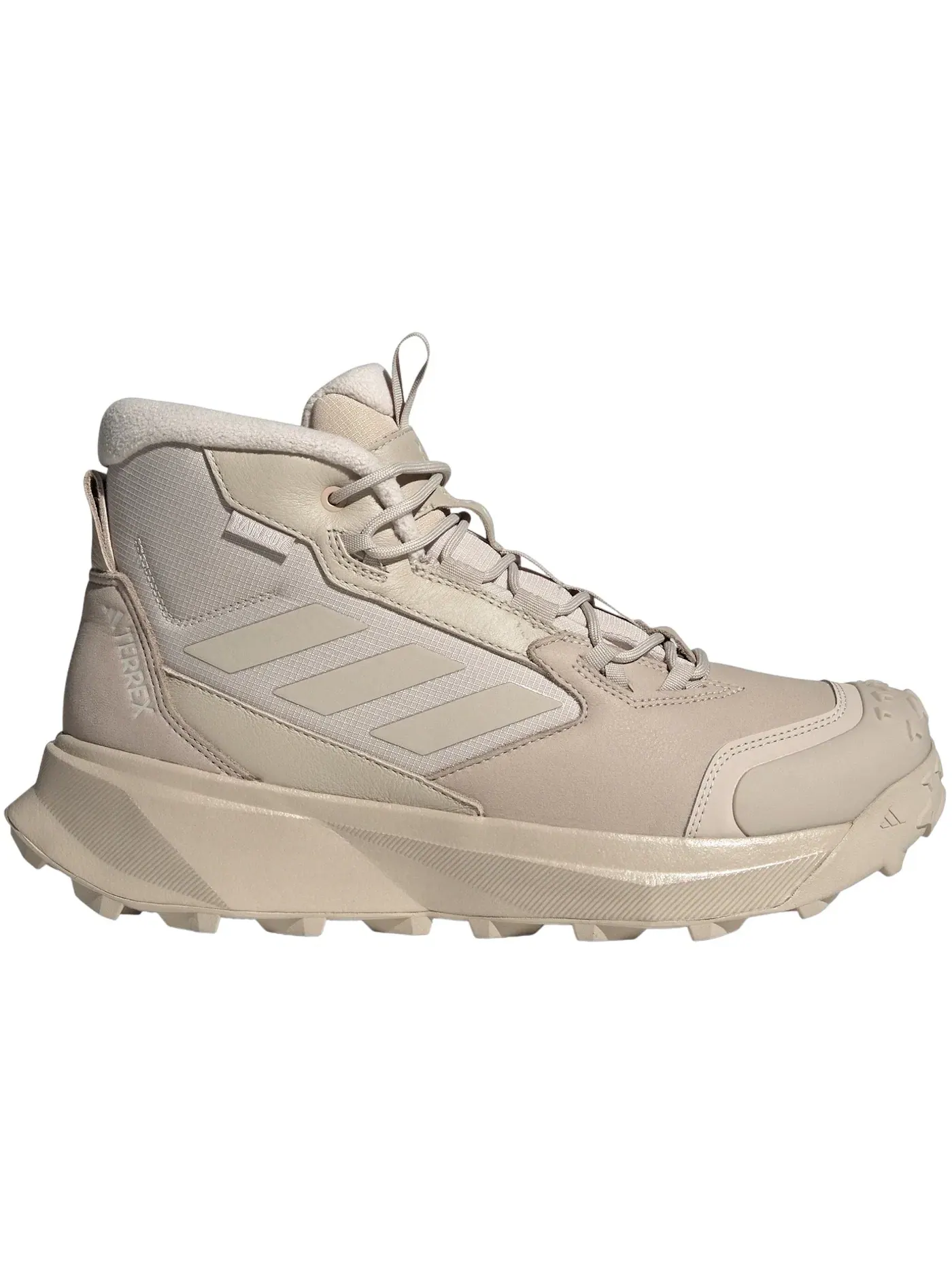 Мужские кроссовки с мембраной Rain.RDY Adidas Terrex Winter Leather Cut — изображение 1 из 1, бежевый/бежевый