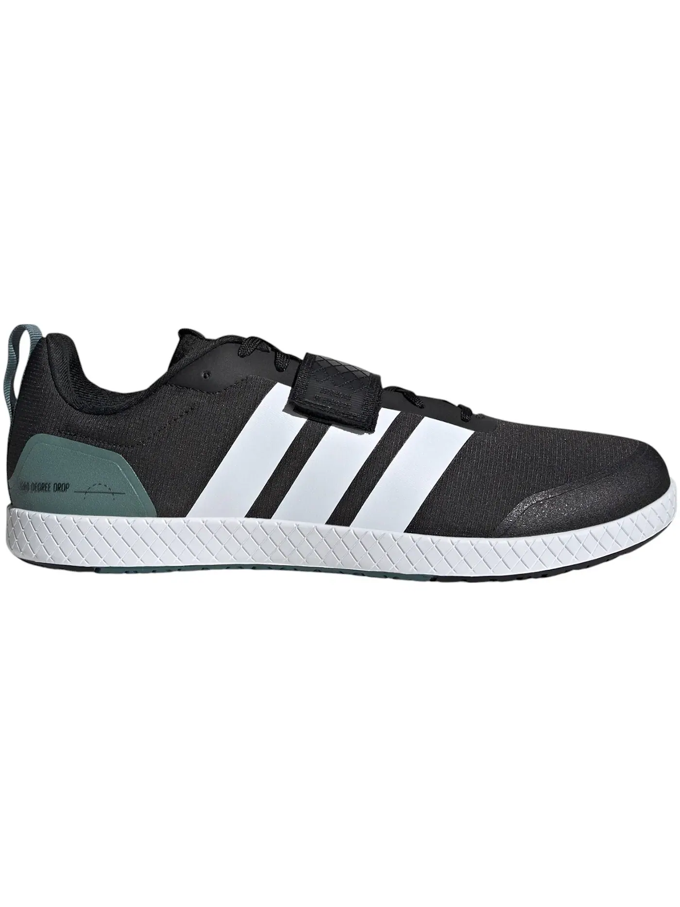 Мужские кроссовки с контрастными элементами Adidas The Total — изображение 1 из 1, черный/черный/серый