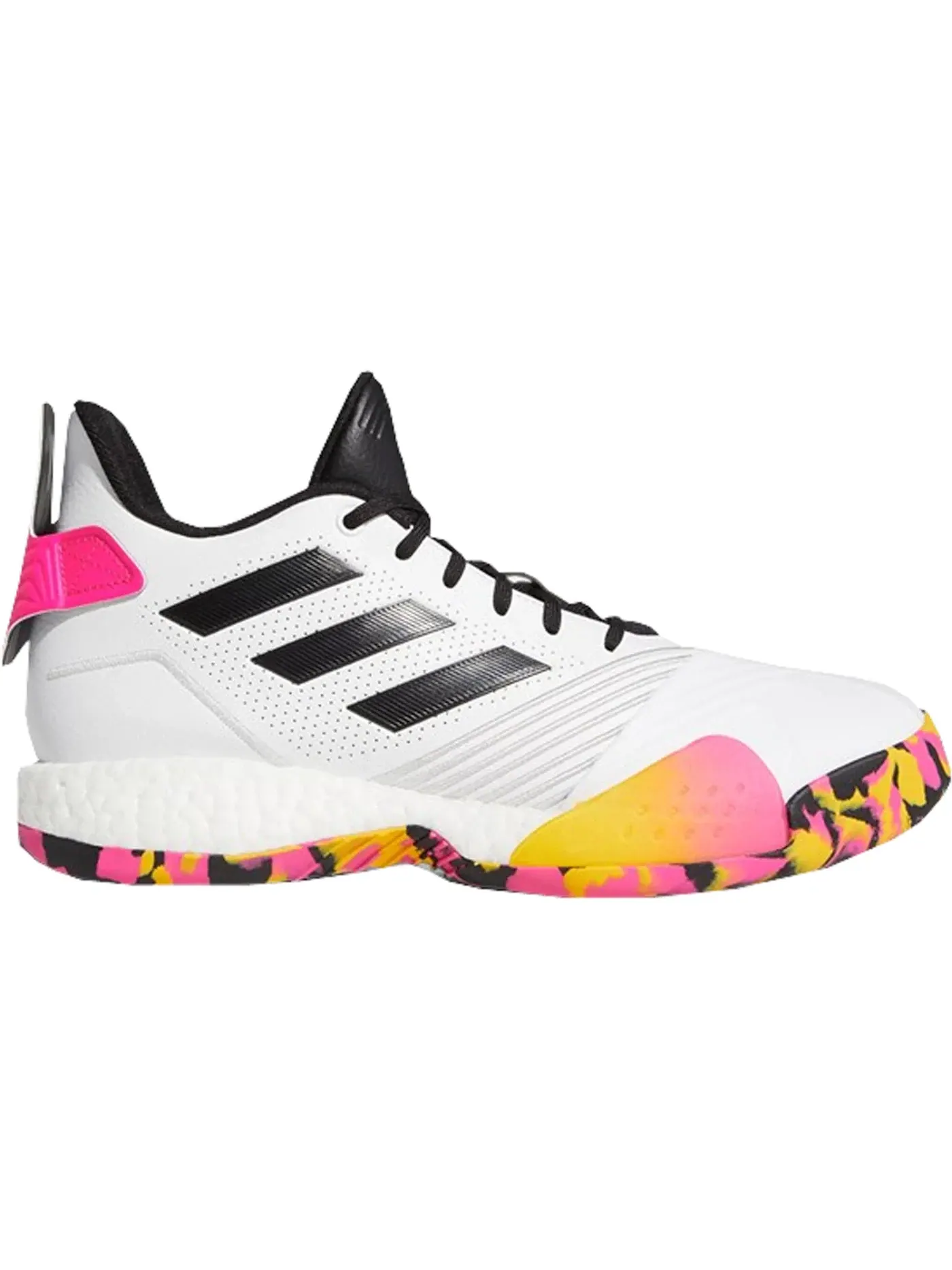 Мужские кроссовки для баскетбола Adidas Tmac Millennium — изображение 1 из 1, белый черный розовый