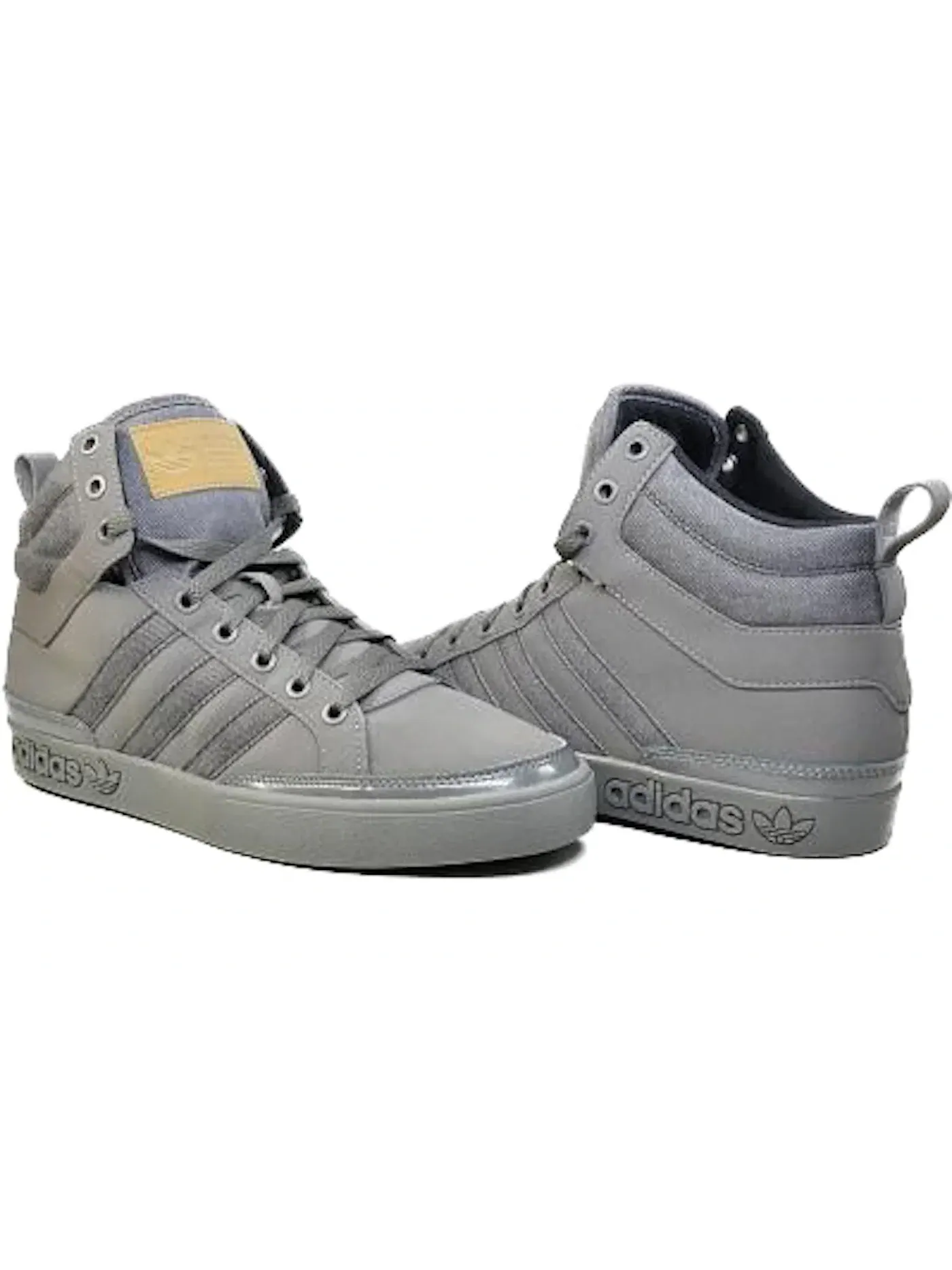 Мужские кроссовки с высоким верхом Adidas Top Court High — изображение 1 из 1, серый/серый