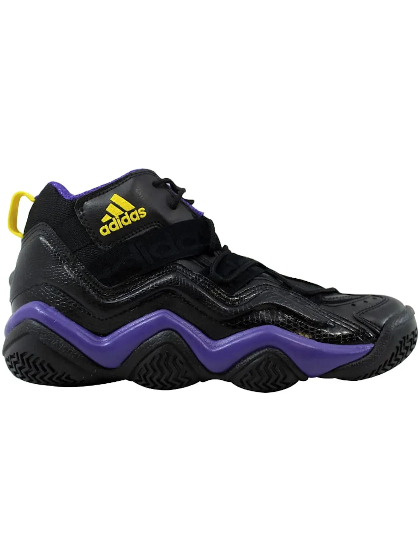 Мужские кроссовки Lifestyle Adidas Top Ten 2000 — изображение 1 из 1, черный/желтый-фиолетовый