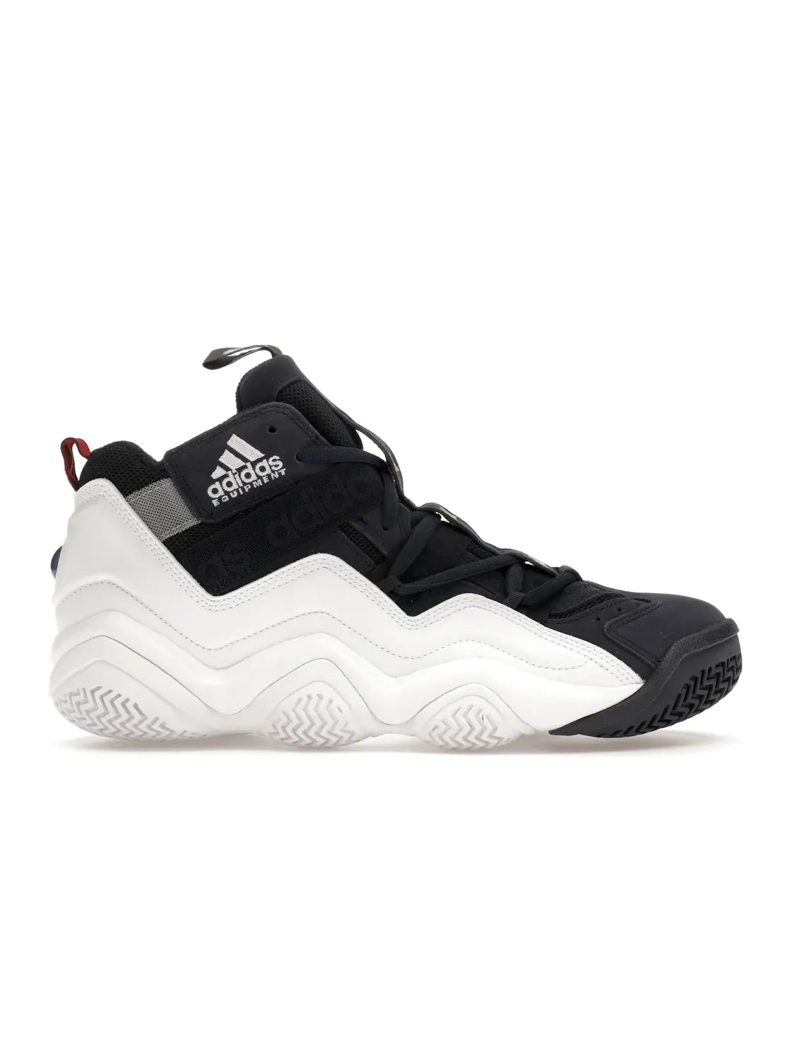 Мужские кроссовки Lifestyle Adidas Top Ten 2000 — изображение 1 из 4, белый бордовый