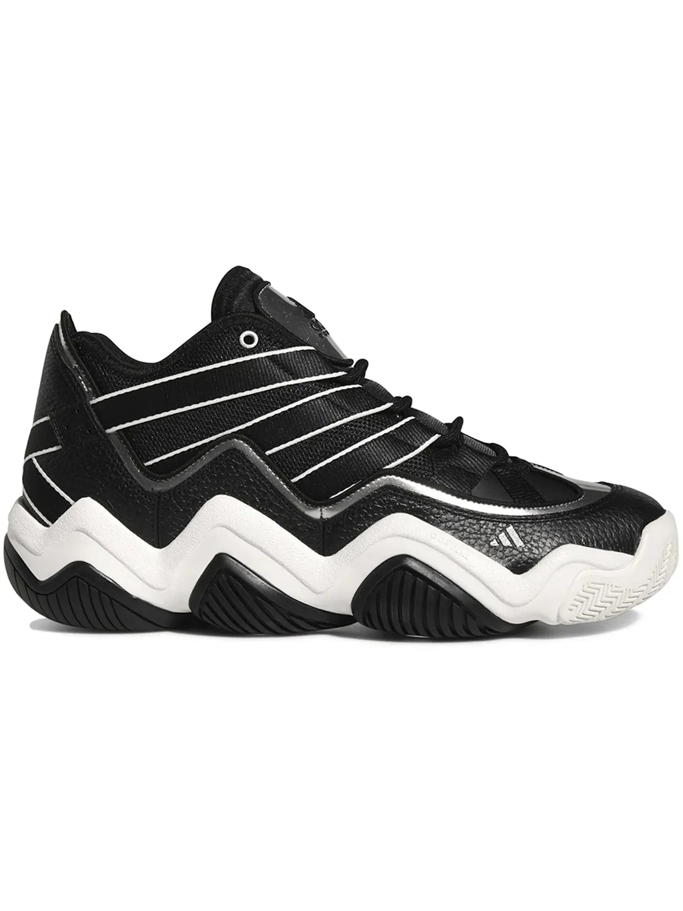Мужские кроссовки Lifestyle Adidas Top Ten 2010 — изображение 1 из 1, черный/серебристый/белый