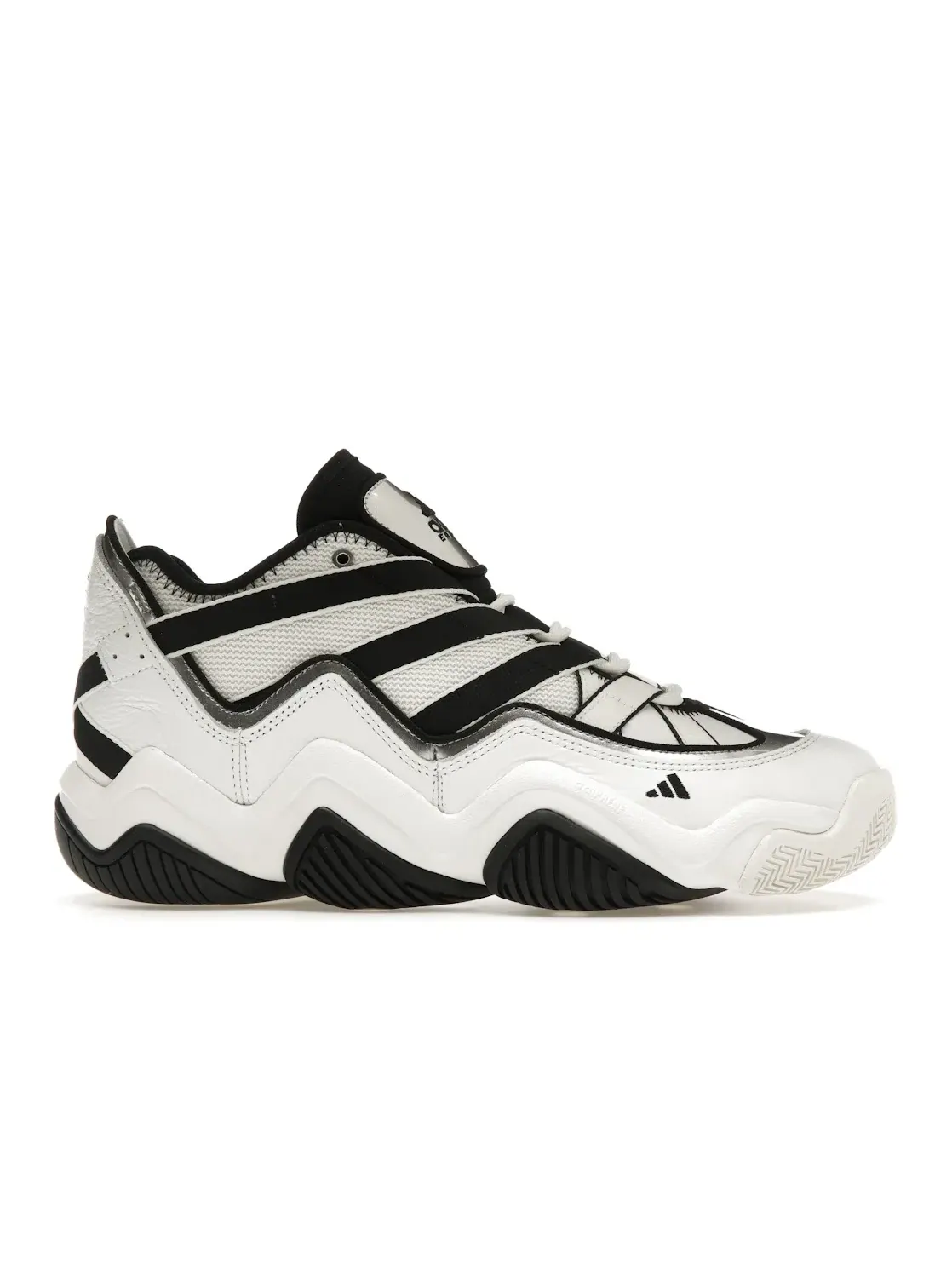 Мужские кроссовки Lifestyle Adidas Top Ten 2010 — изображение 1 из 4, белый/черный/серебристый
