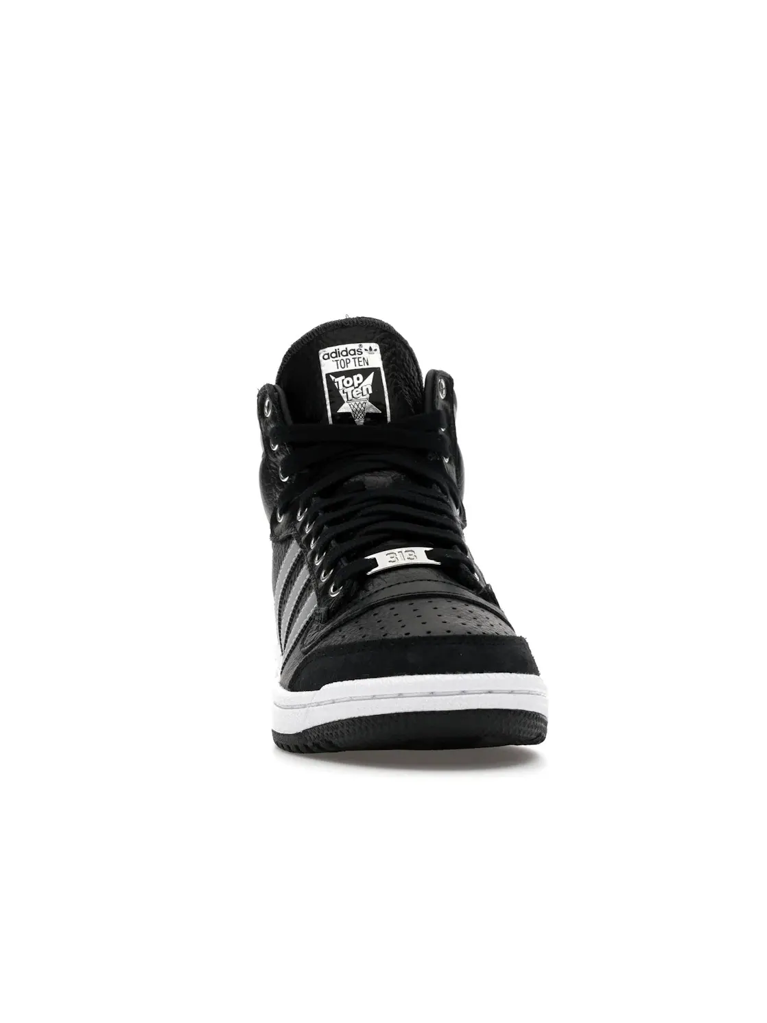 Мужские кроссовки Lifestyle с принтом Adidas Top Ten Hi — изображение 2 из 4, черный/серебристый/белый