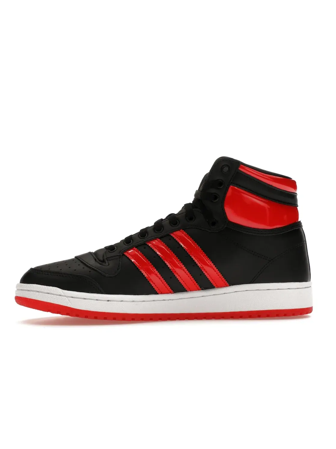 Мужские кроссовки Lifestyle Top Ten Hi Adidas — изображение 3 из 4, черный/красный/белый