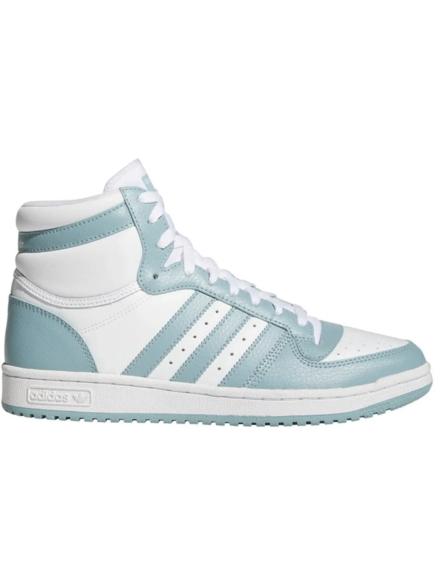Мужские кроссовки с высоким верхом Adidas Top Ten Hi RB — изображение 1 из 1, белый серый белый