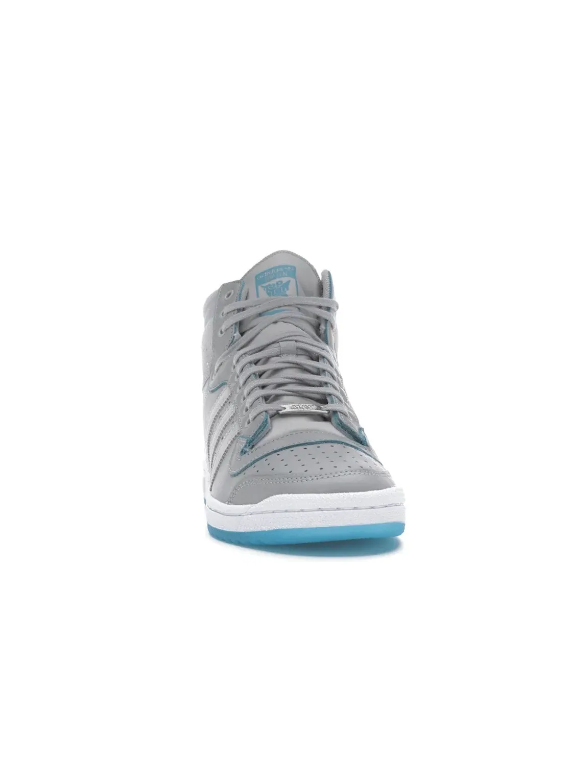 Мужские кроссовки с верхом из кожи Grey Two/Grey Two/Cloud White Adidas — изображение 2 из 4