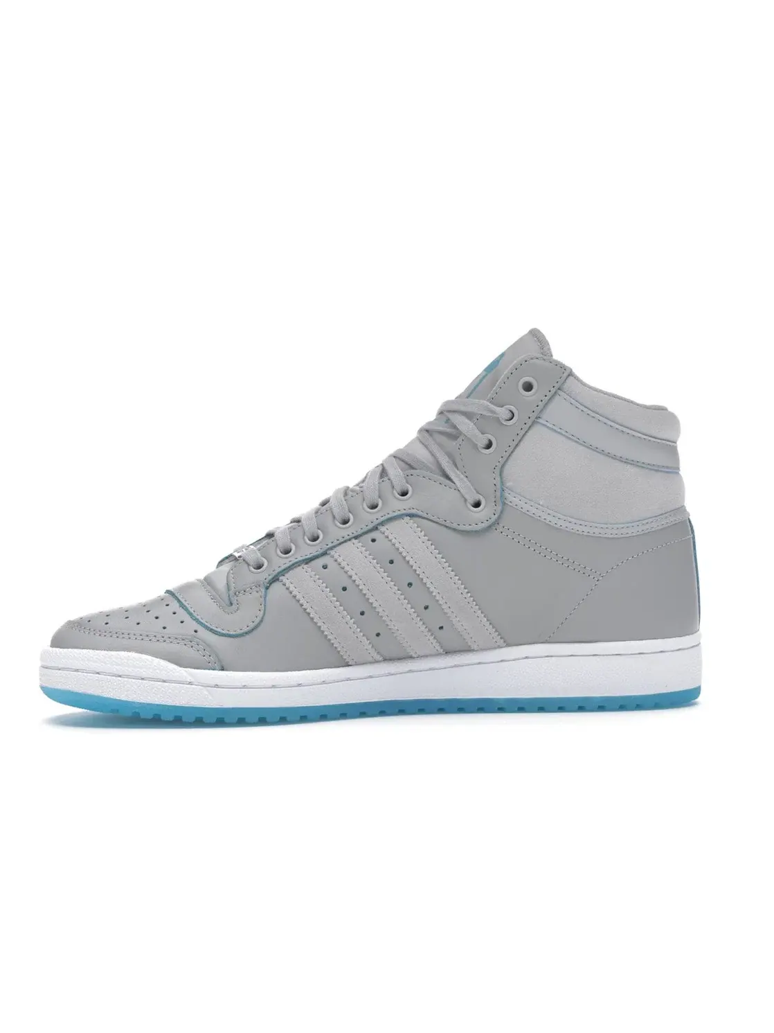 Мужские кроссовки с верхом из кожи Grey Two/Grey Two/Cloud White Adidas — изображение 3 из 4