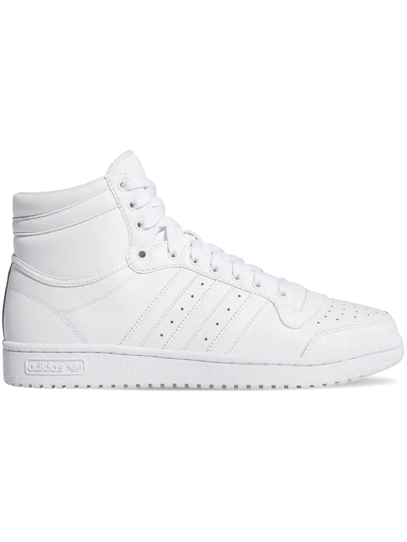 Мужские кроссовки Lifestyle Top Ten Hi Adidas — изображение 1 из 1, белый белый белый