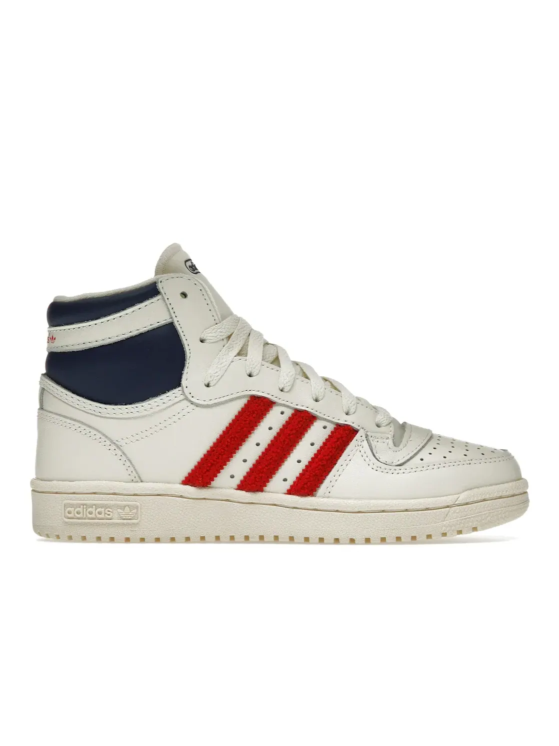 Женские кроссовки Lifestyle Adidas Top Ten RB — изображение 1 из 4, кремовый белый//красный