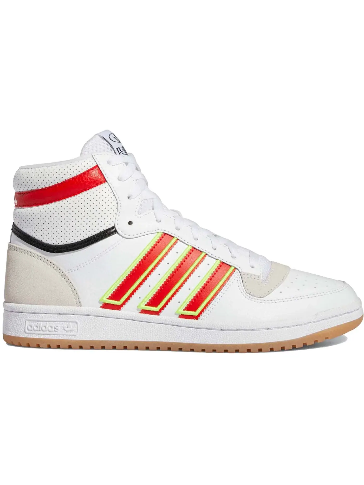 Мужские кроссовки Lifestyle Adidas Top Ten RB — изображение 1 из 1, белый/красный/желтый