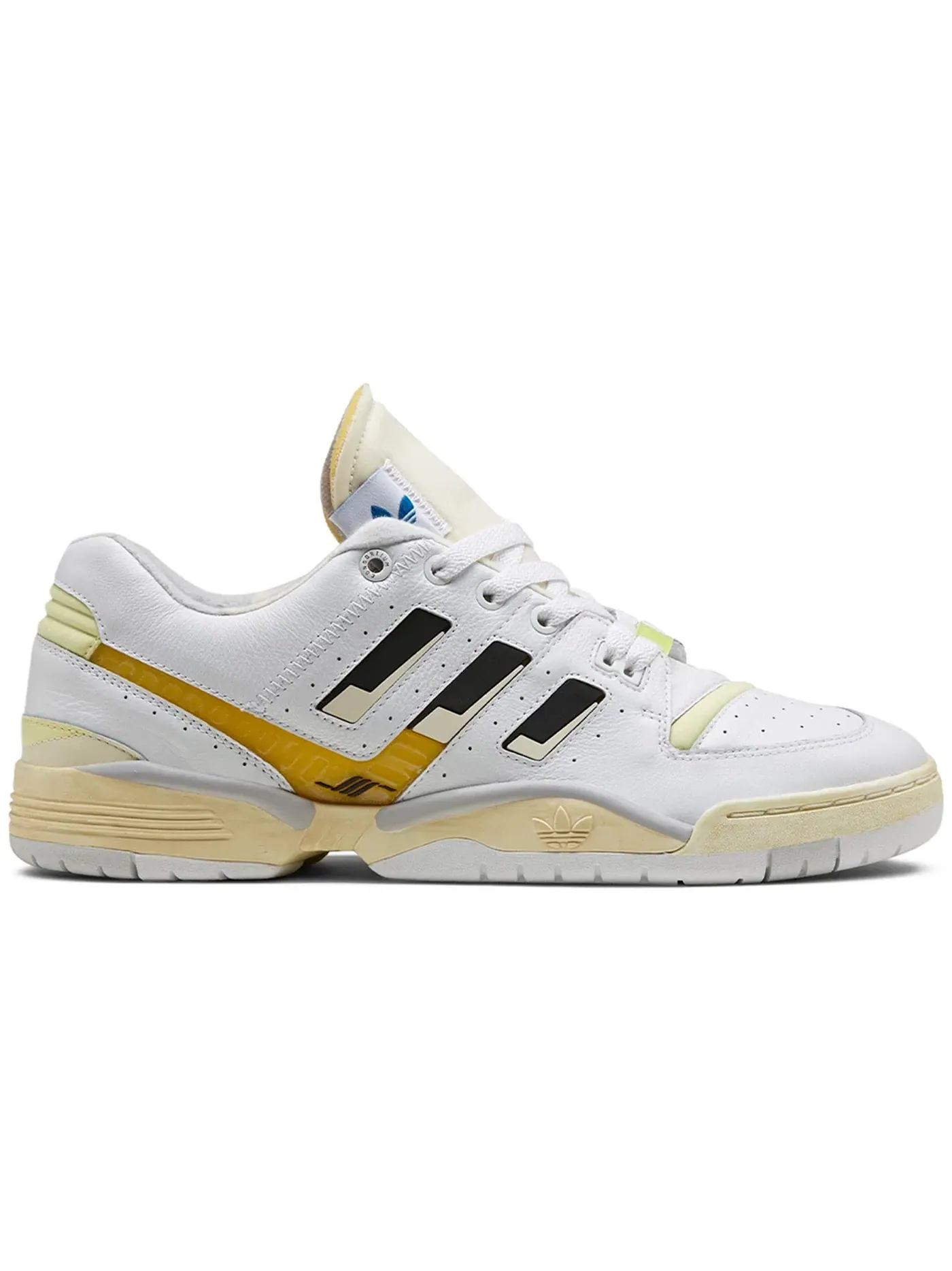 Мужские кроссовки Lifestyle Torsion Edberg Comp Adidas — изображение 1 из 1, белый/черный/желтый