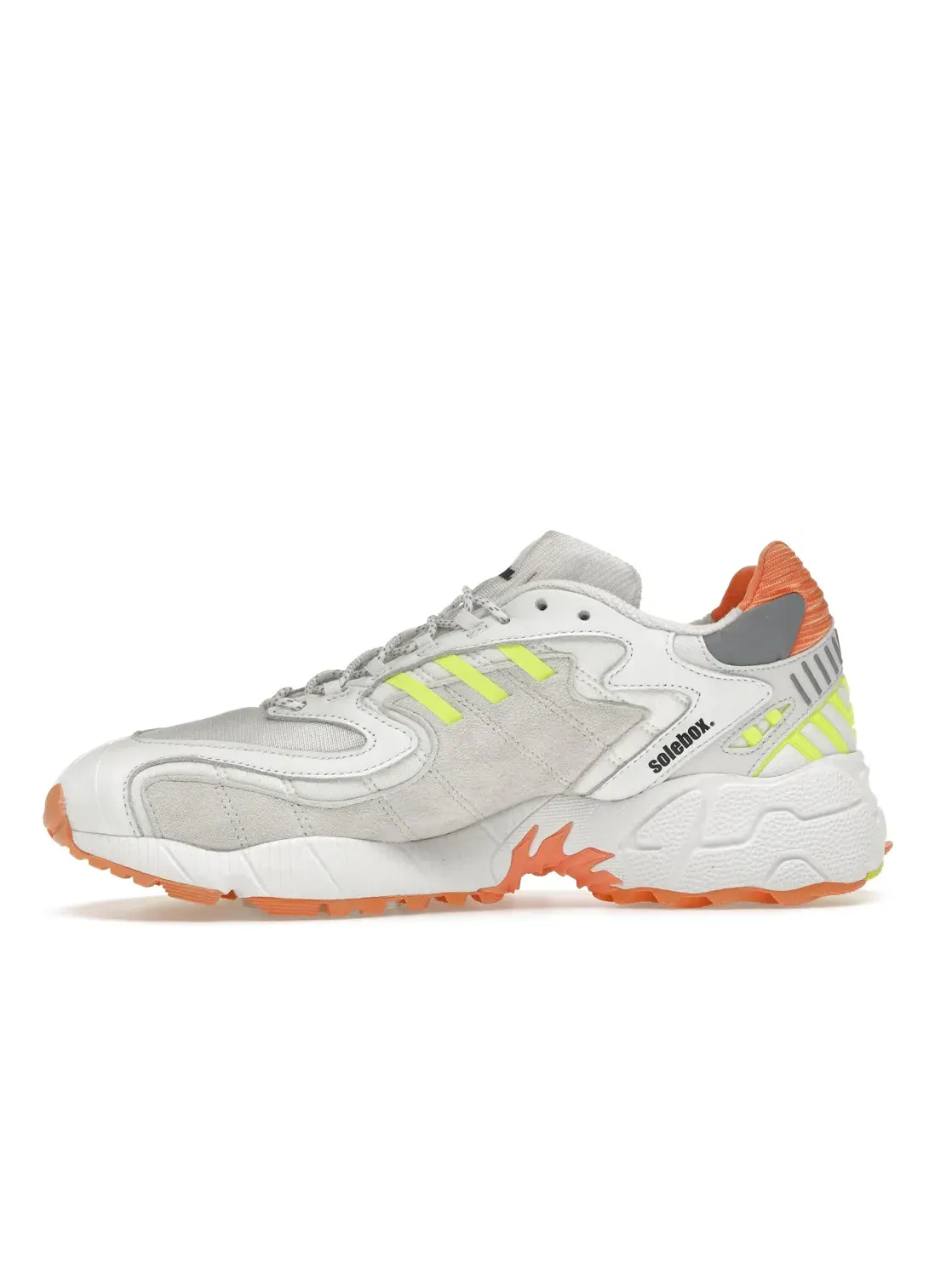 Мужские кроссовки Lifestyle Adidas Torsion TRDC — изображение 3 из 4, серый/зеленый/оранжевый