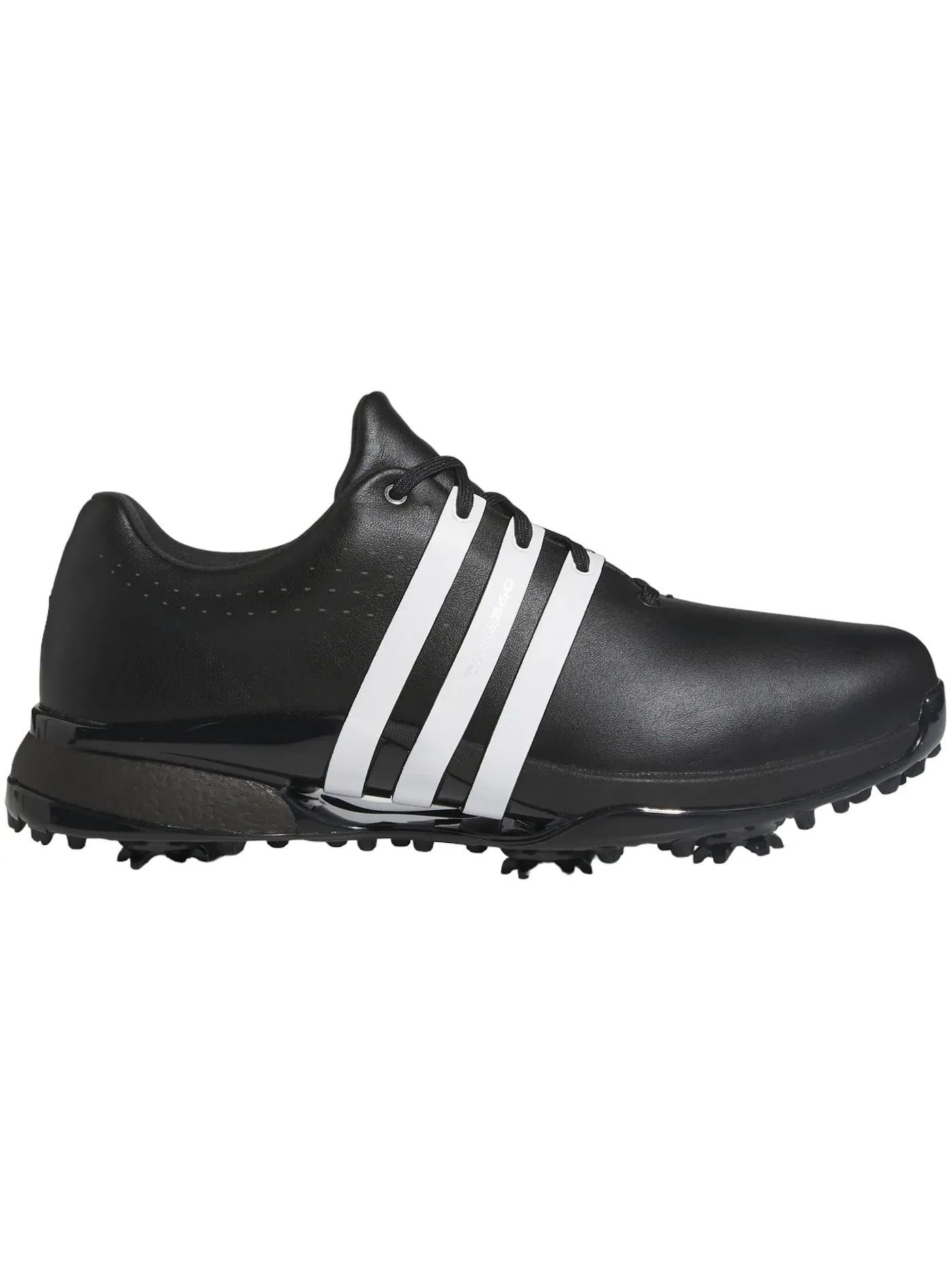 Мужские кроссовки для гольфа с широкой колодкой Adidas Tour360 24 Wide — изображение 1 из 1, черный/белый/черный