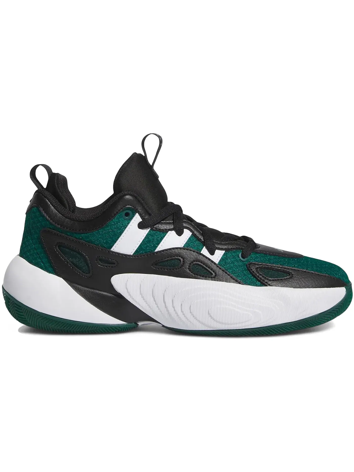 Мужские кроссовки для баскетбола Adidas Trae Unlimited 2 — изображение 1 из 1, зеленый/черный/белый