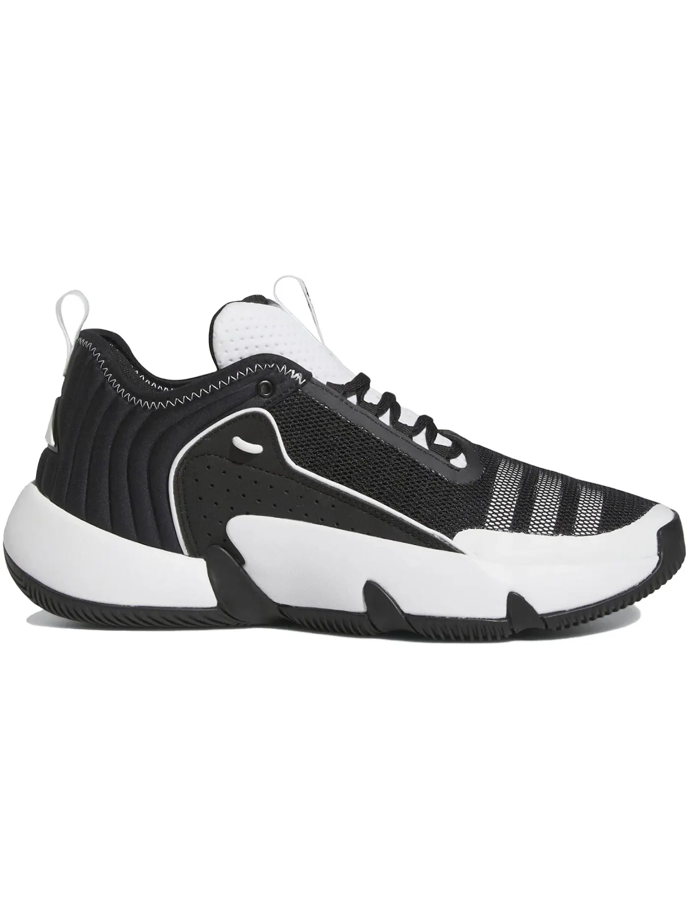 Мужские кроссовки с дизайном Adidas Trae Unlimited Adidas — изображение 1 из 1, черный/белый/черный
