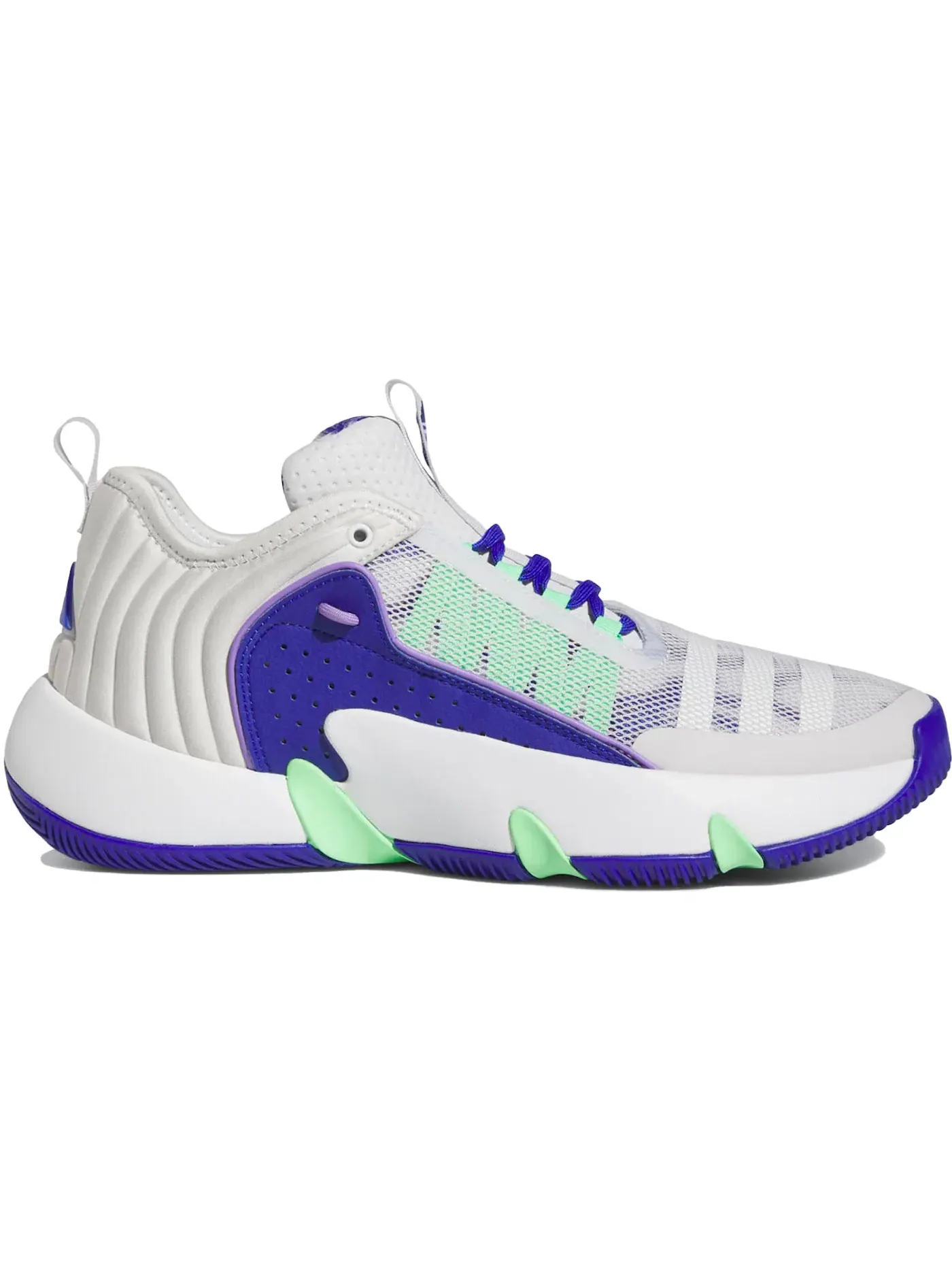 Мужские кроссовки для бега Trae Unlimited Adidas — изображение 1 из 1, серый белый синий