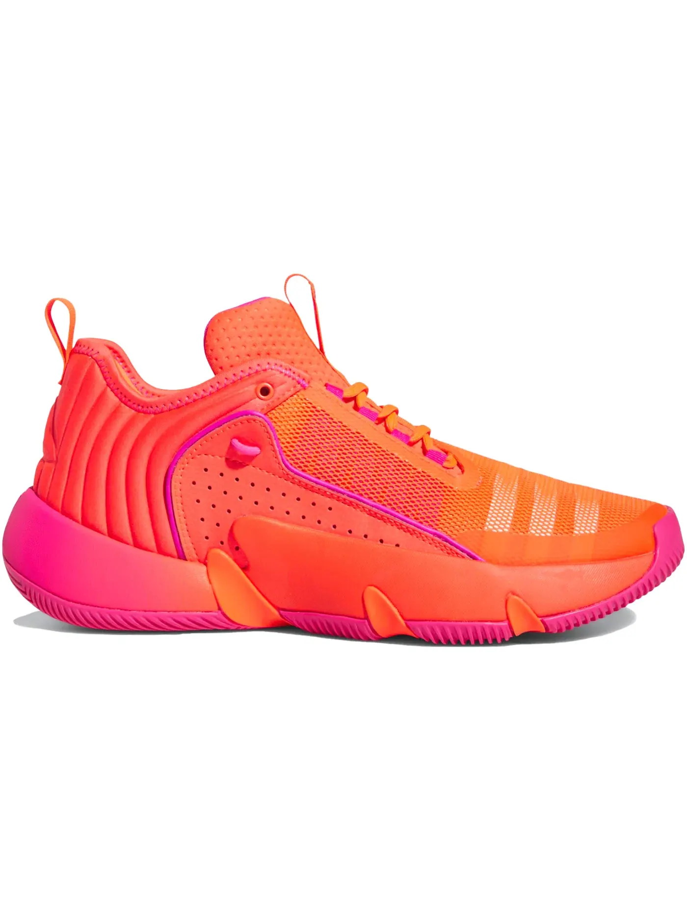 Мужские кроссовки для баскетбола Adidas Trae Unlimited — изображение 1 из 1, красный/белый/розовый