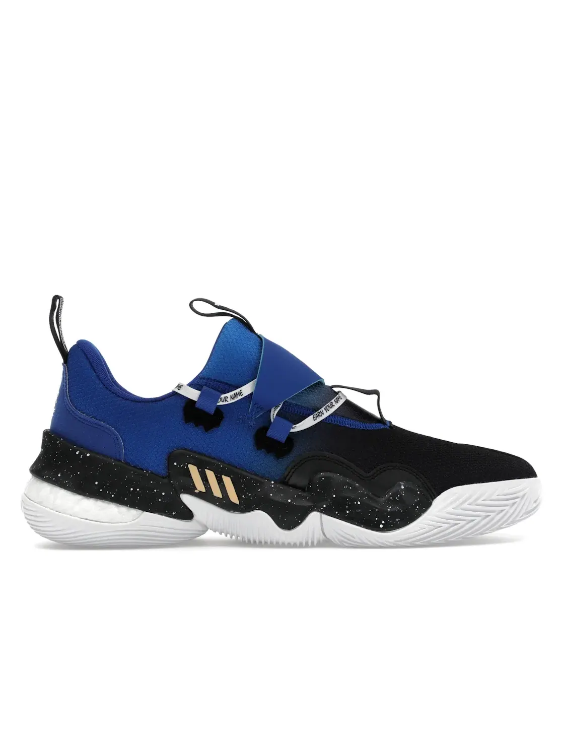 Мужские кроссовки для баскетбола Adidas Trae Young 1 — изображение 1 из 4, черный/синий/белый