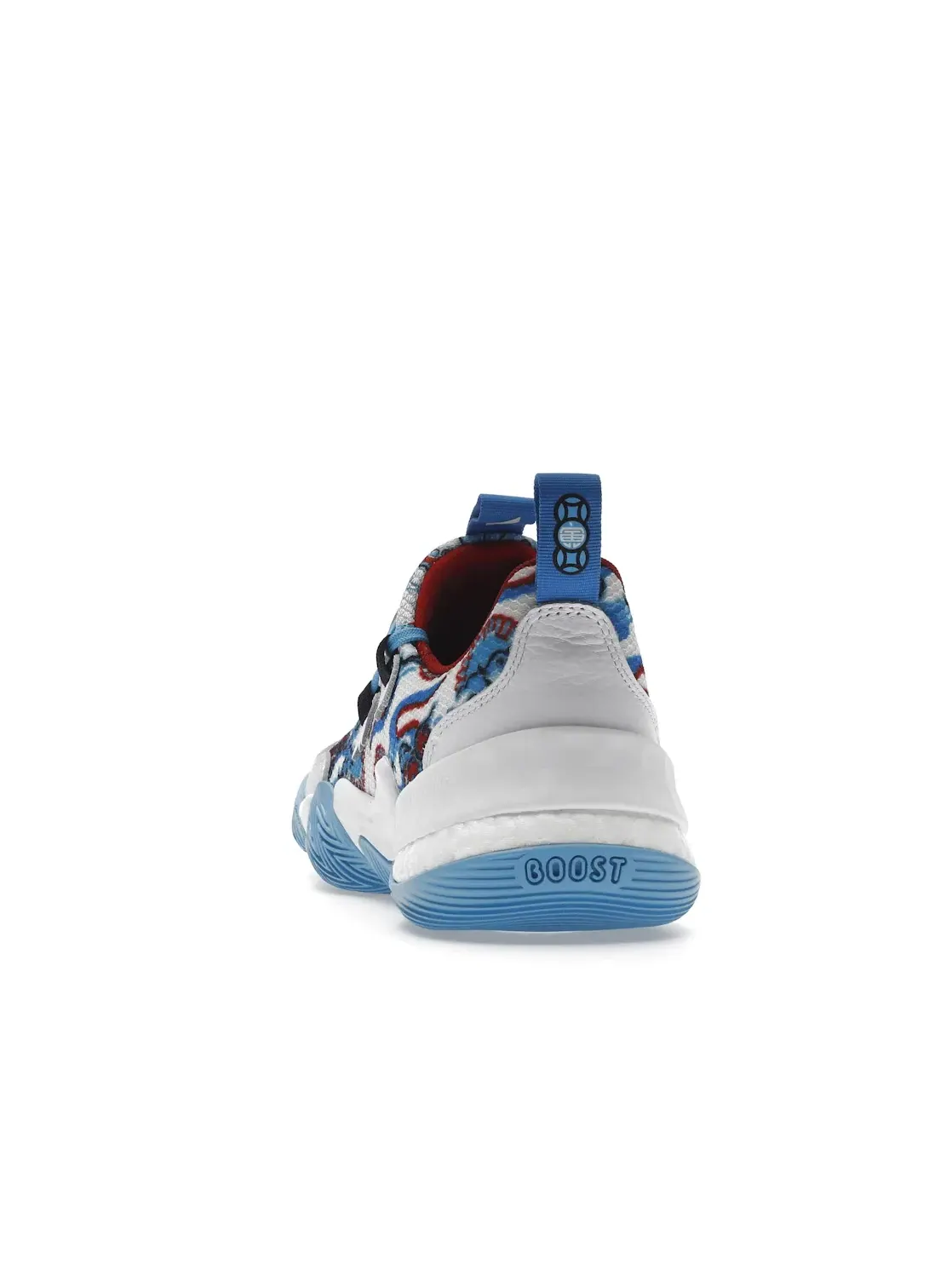 Мужские кроссовки с принтом Adidas Trae Young 1 — изображение 4 из 4, синий-черный