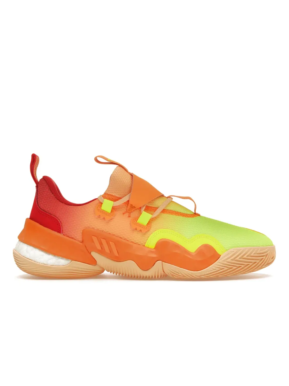 Мужские кроссовки для баскетбола Adidas Trae Young 1 — изображение 1 из 4, красный/оранжевый